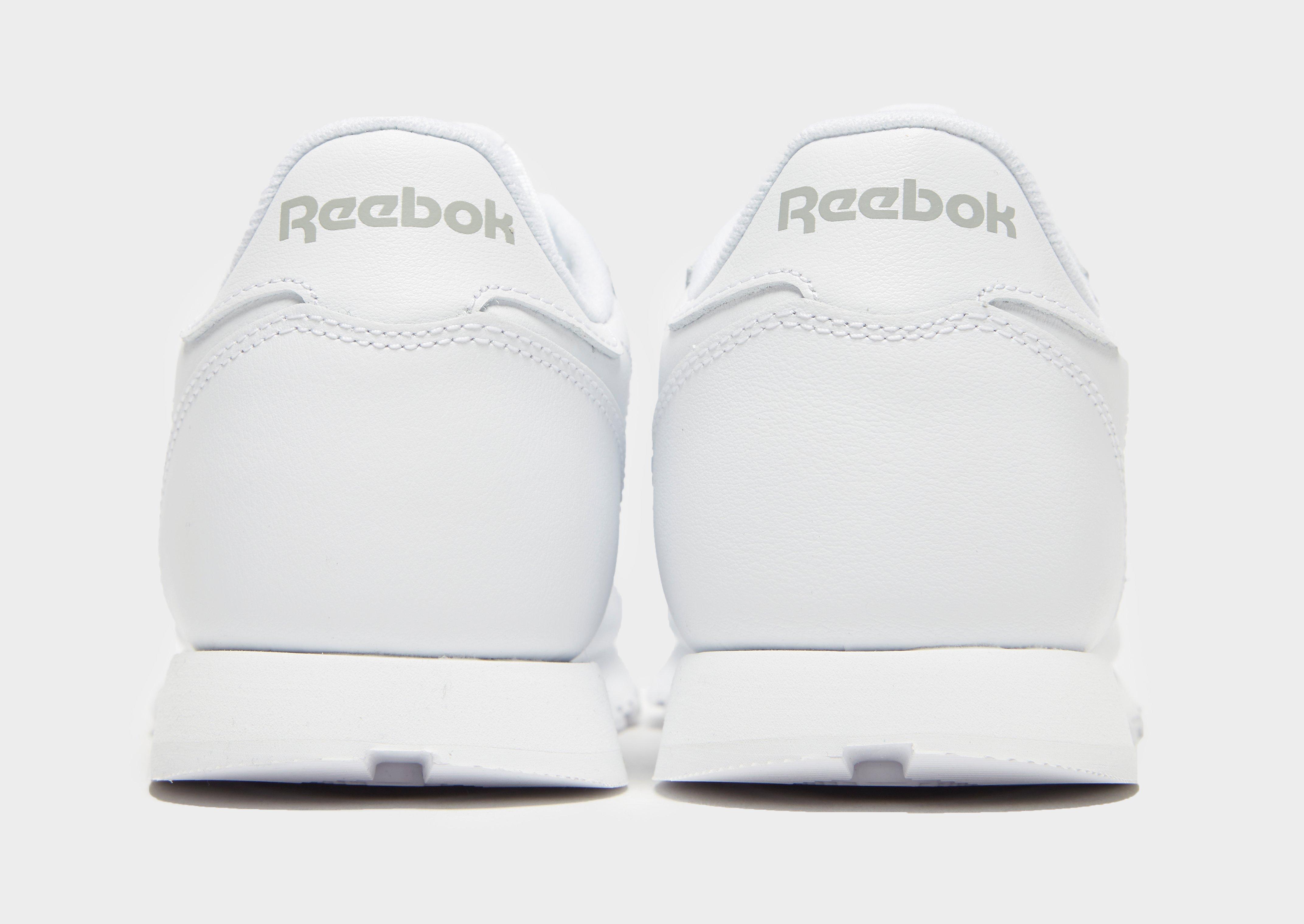 White Reebok Classic Leather Junior - JD Sports Global