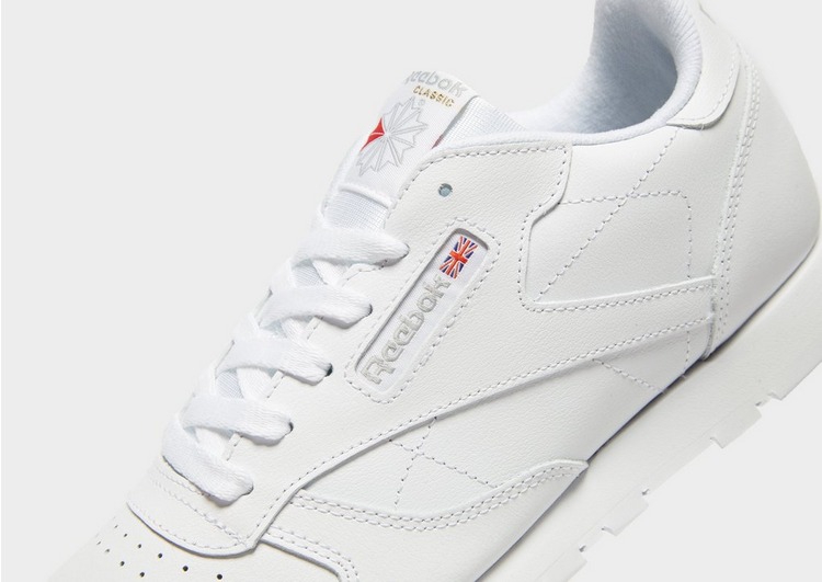 White Reebok Classic Leather Junior JD Sports