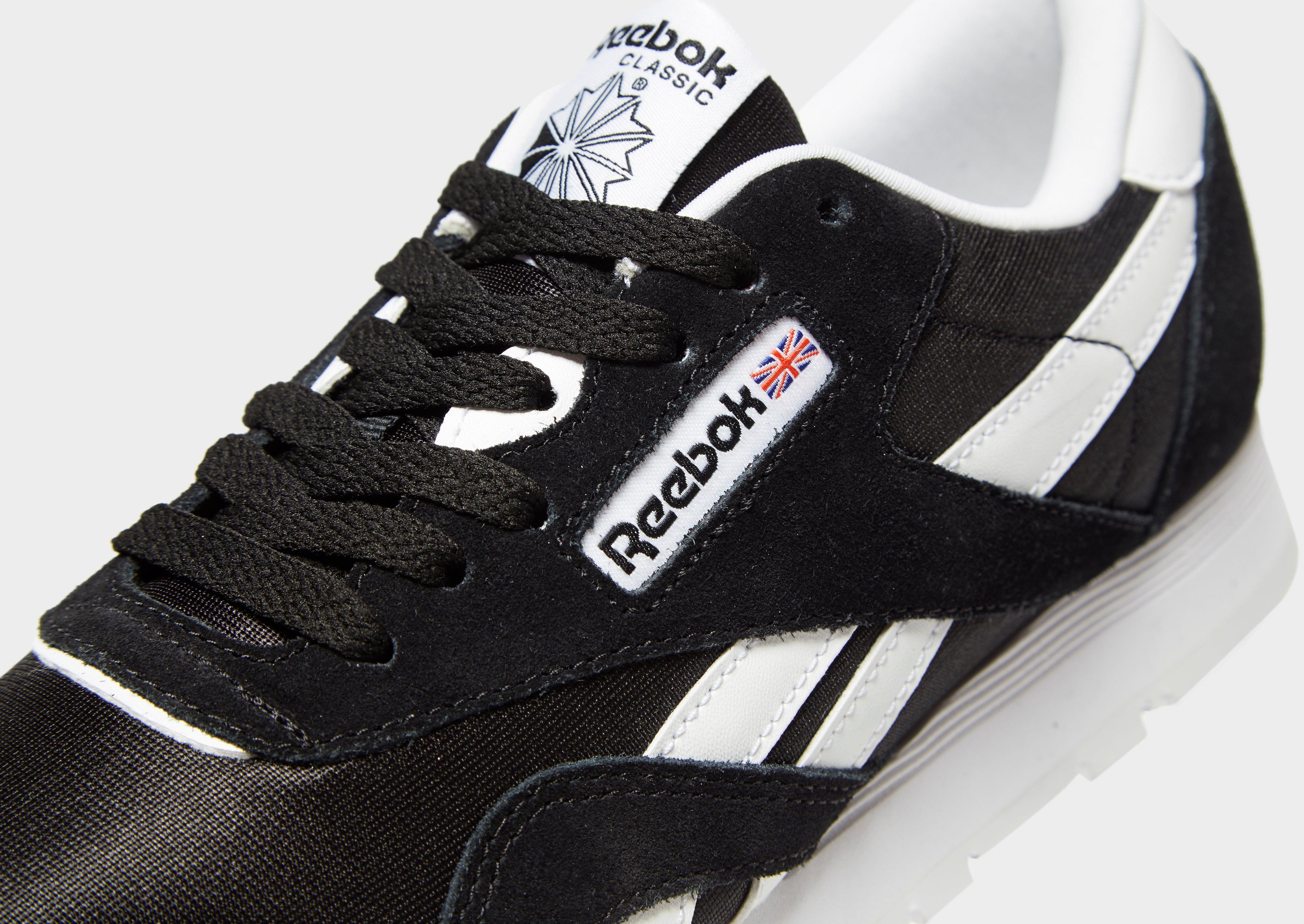 black reebok classics junior