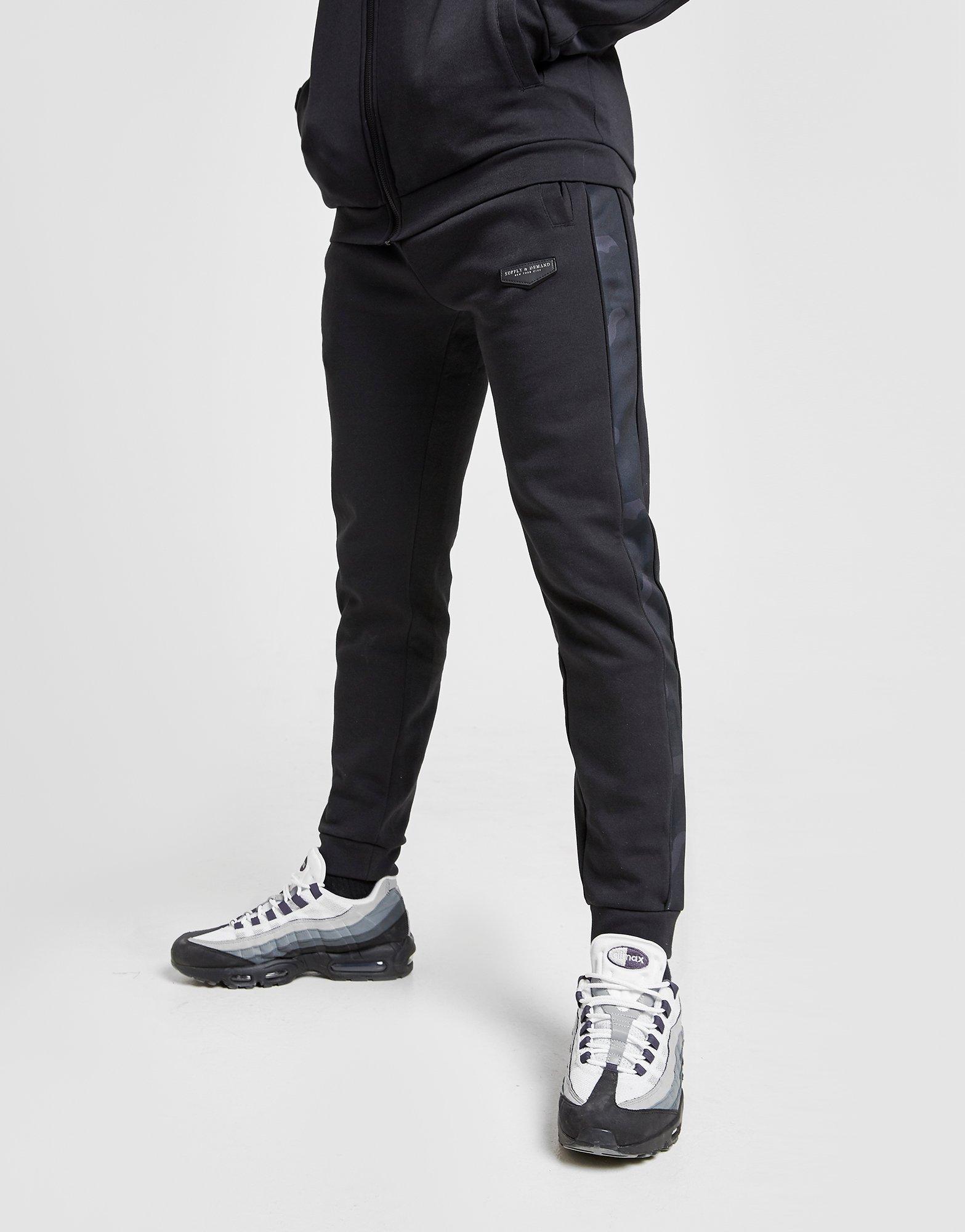 supply and demand black joggers