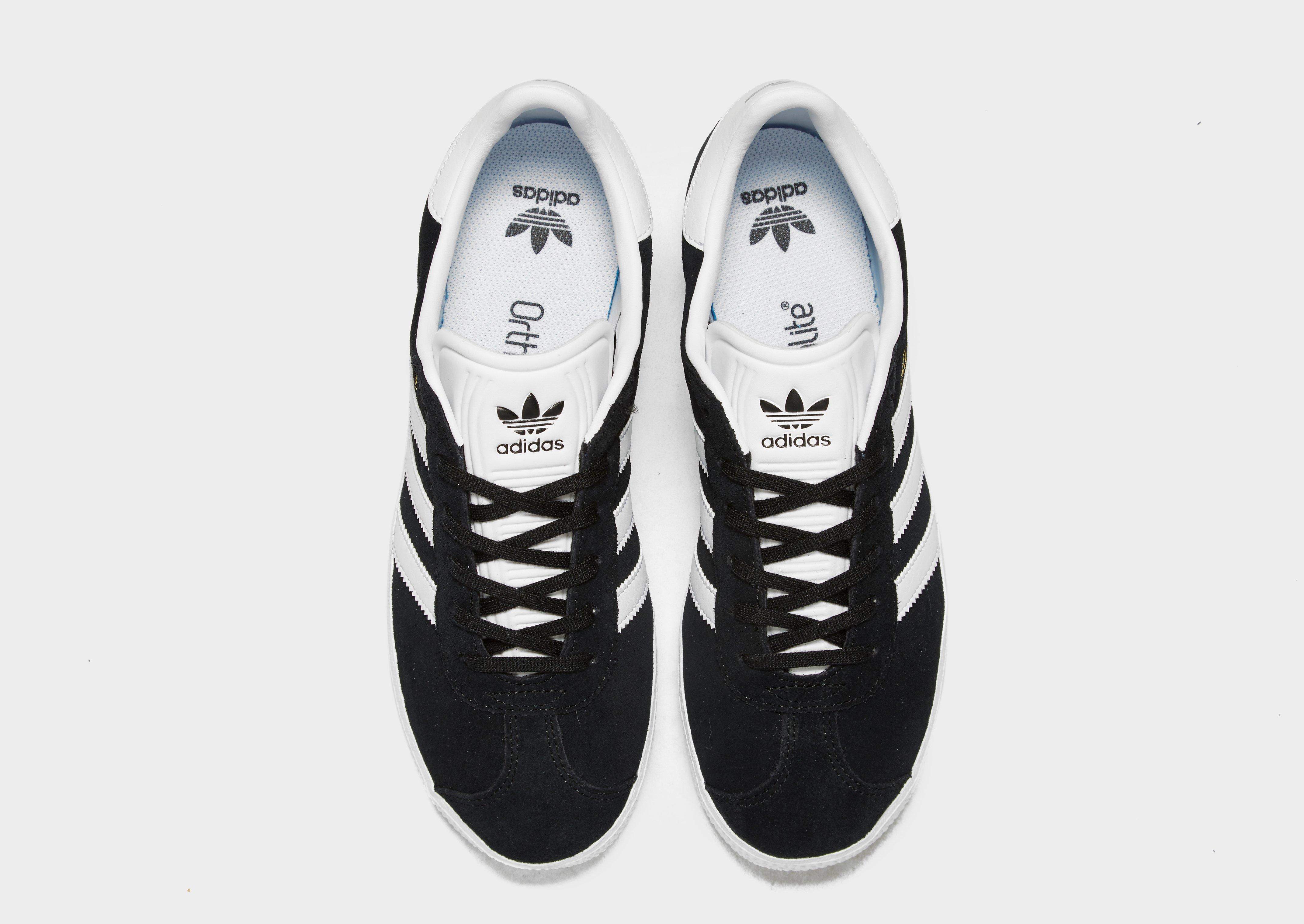 childrens black adidas gazelles