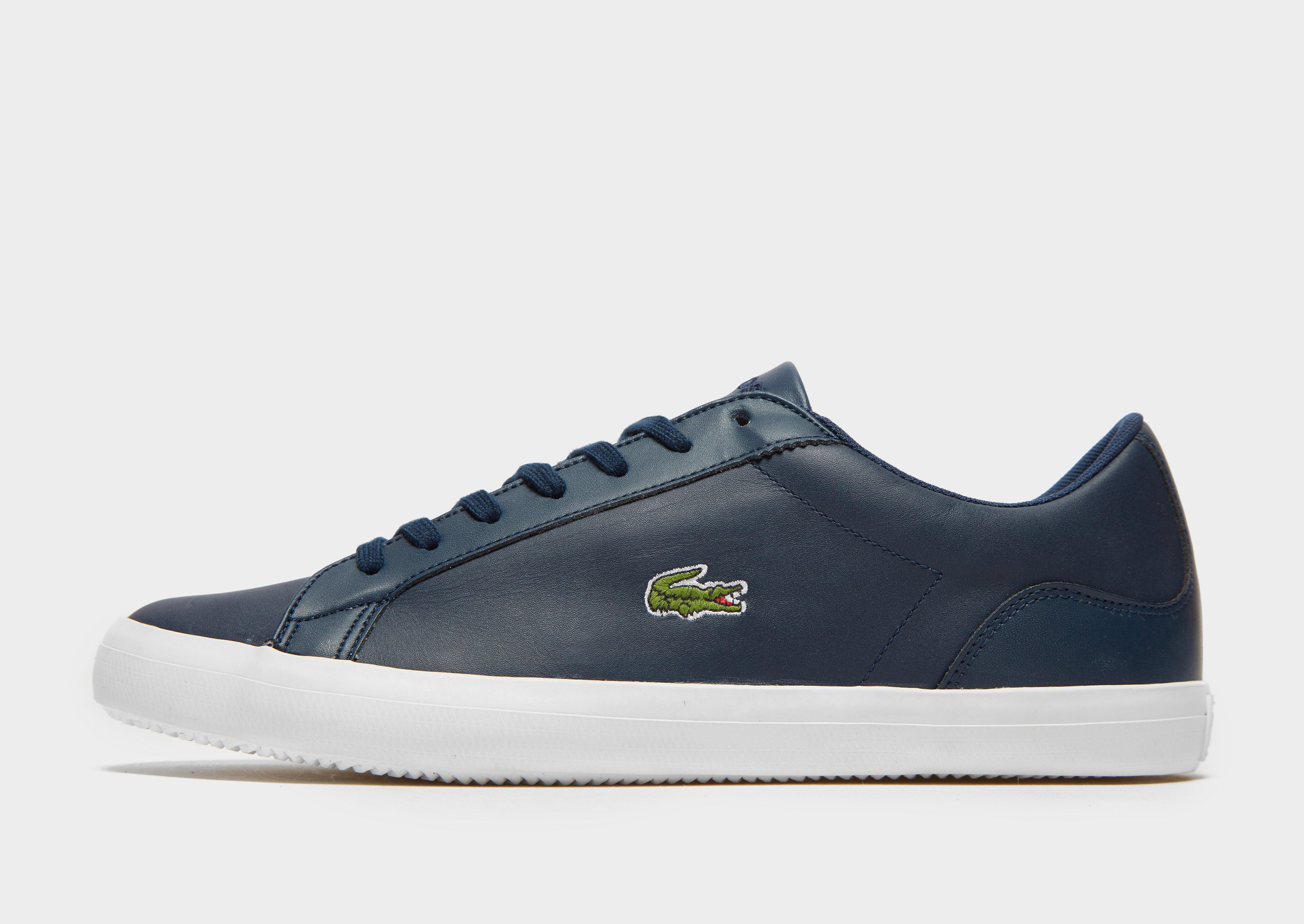 lacoste lerond trainers navy