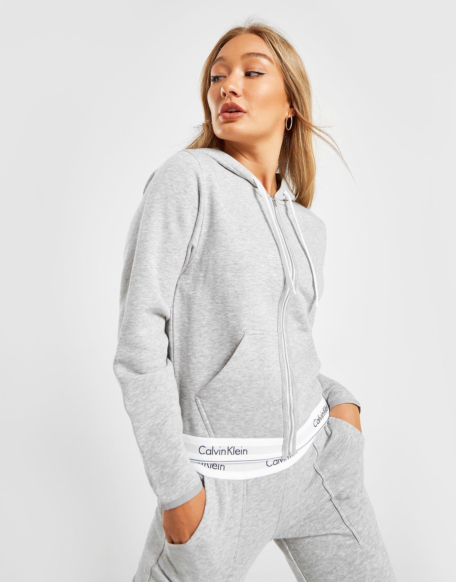 calvin klein grey hoodie