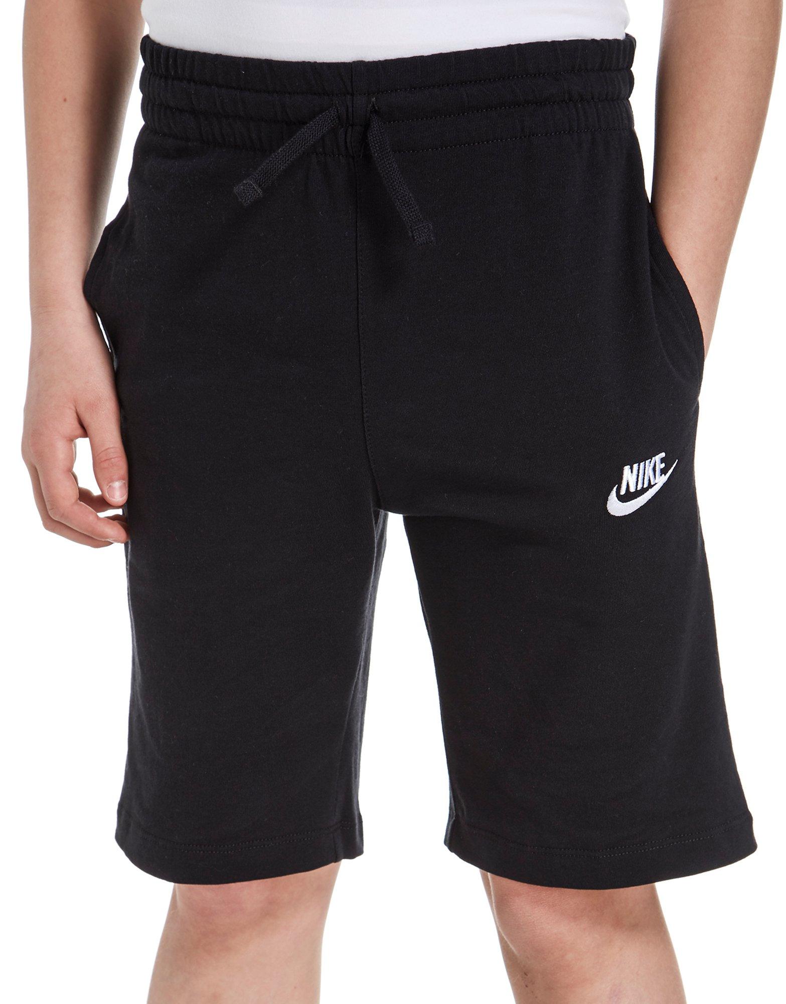 black nike shorts junior