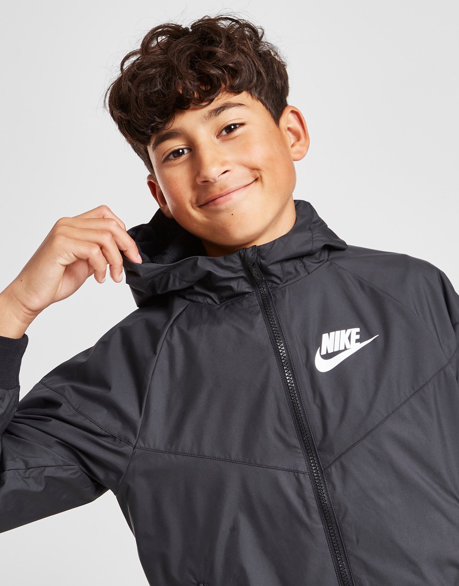 Black Nike Windrunner Jacket Junior | JD Sports UK