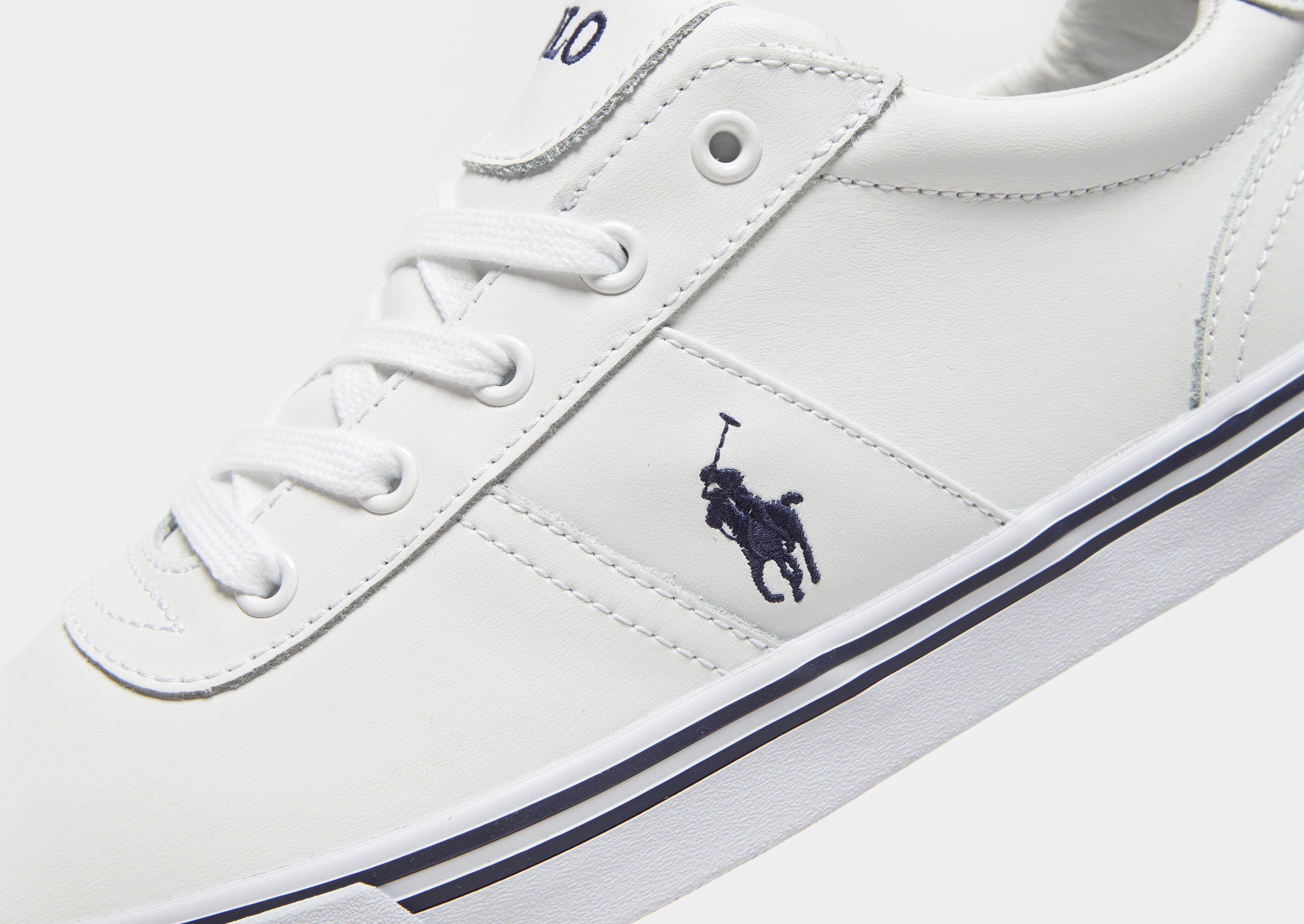 polo ralph lauren hanford leather trainers