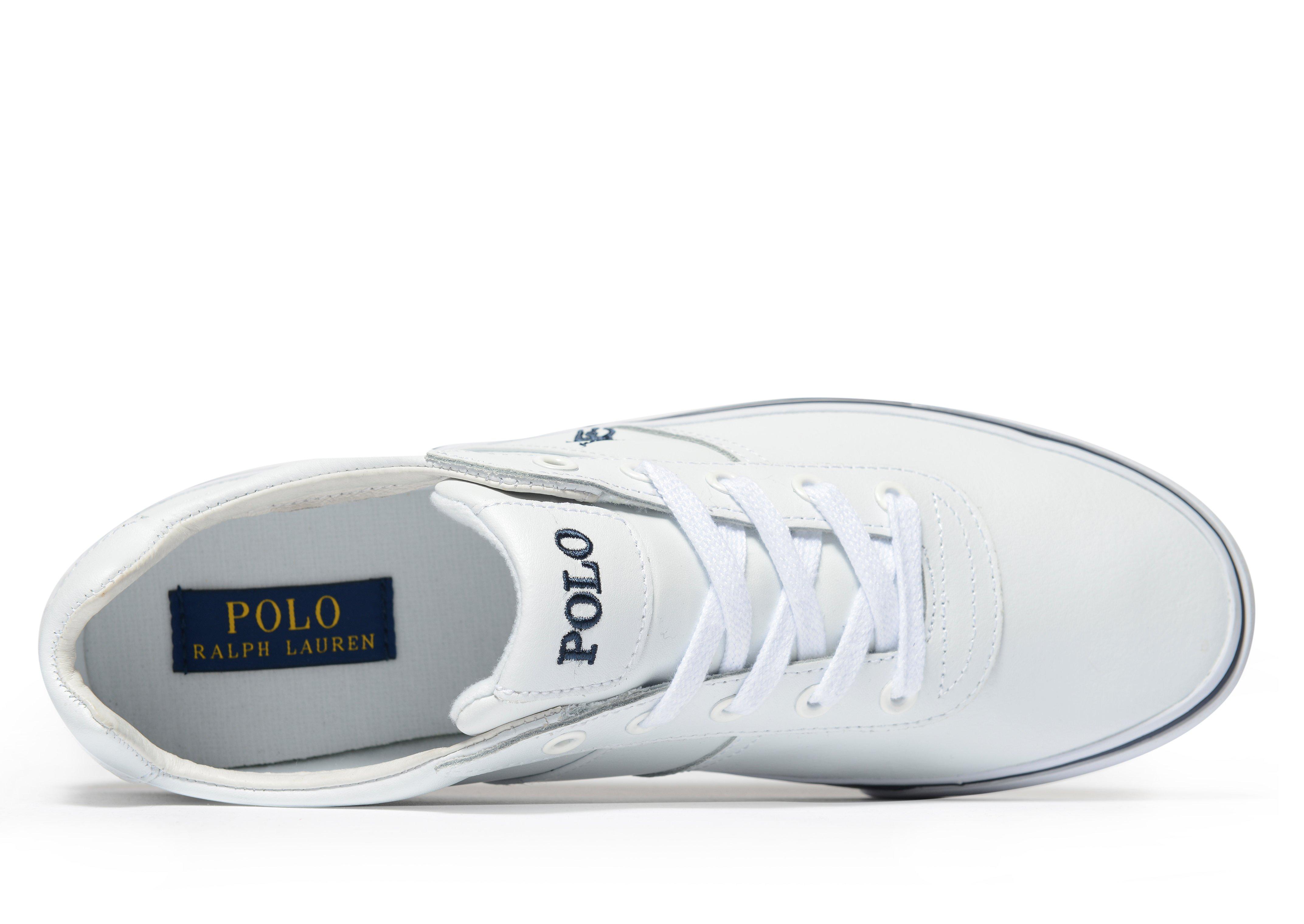 polo ralph lauren white hanford shoes