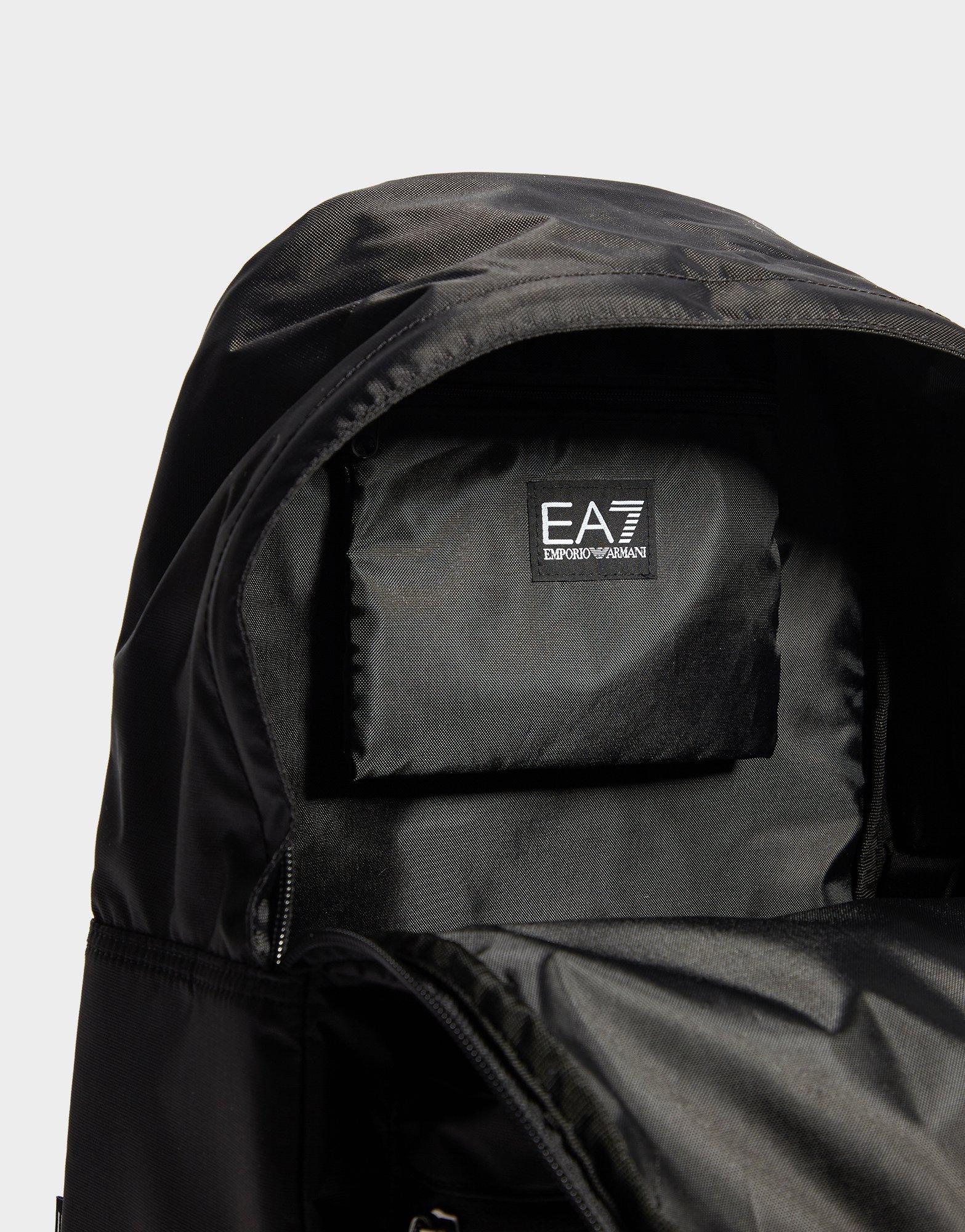 emporio armani black backpack
