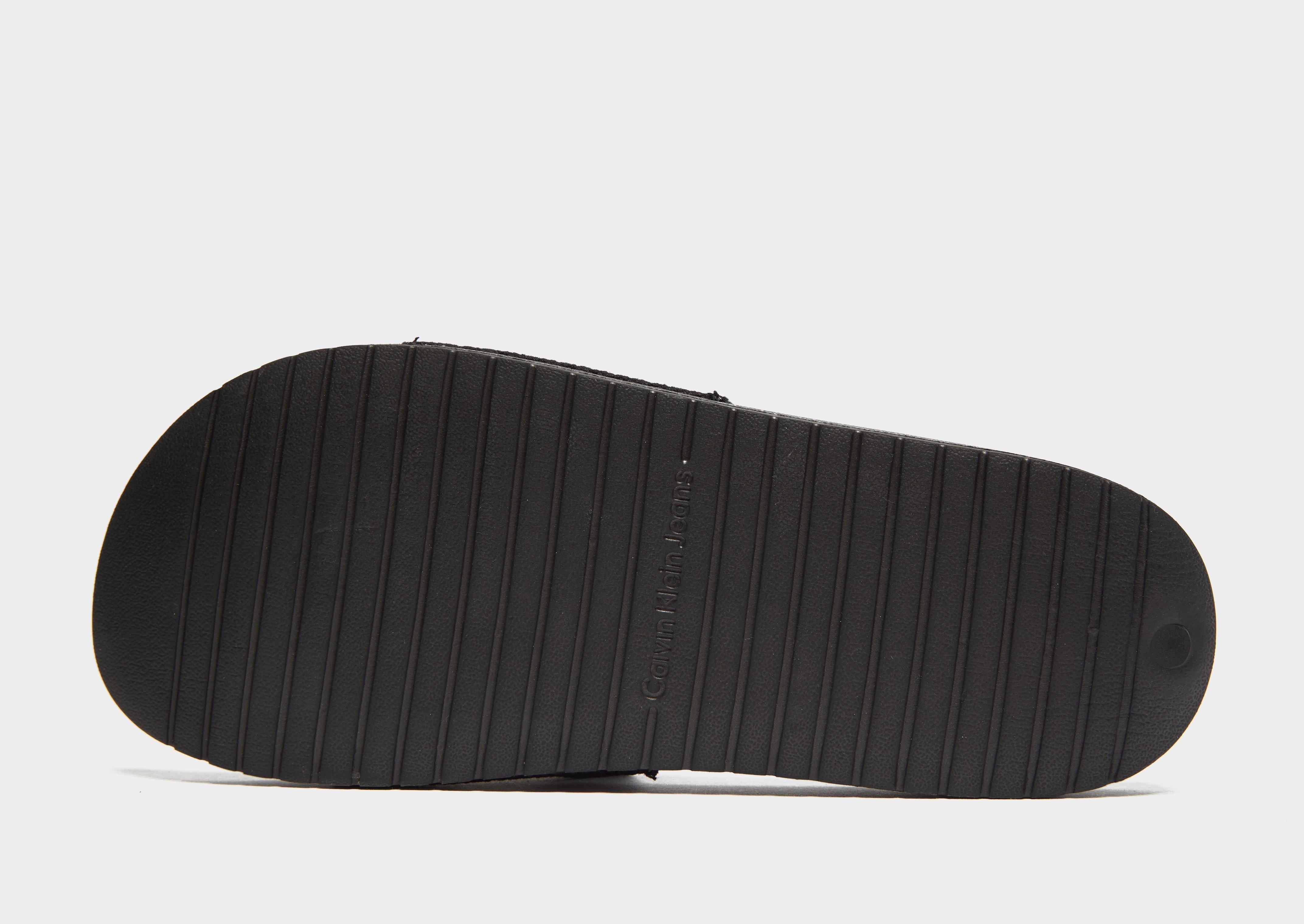 calvin klein sliders womens black