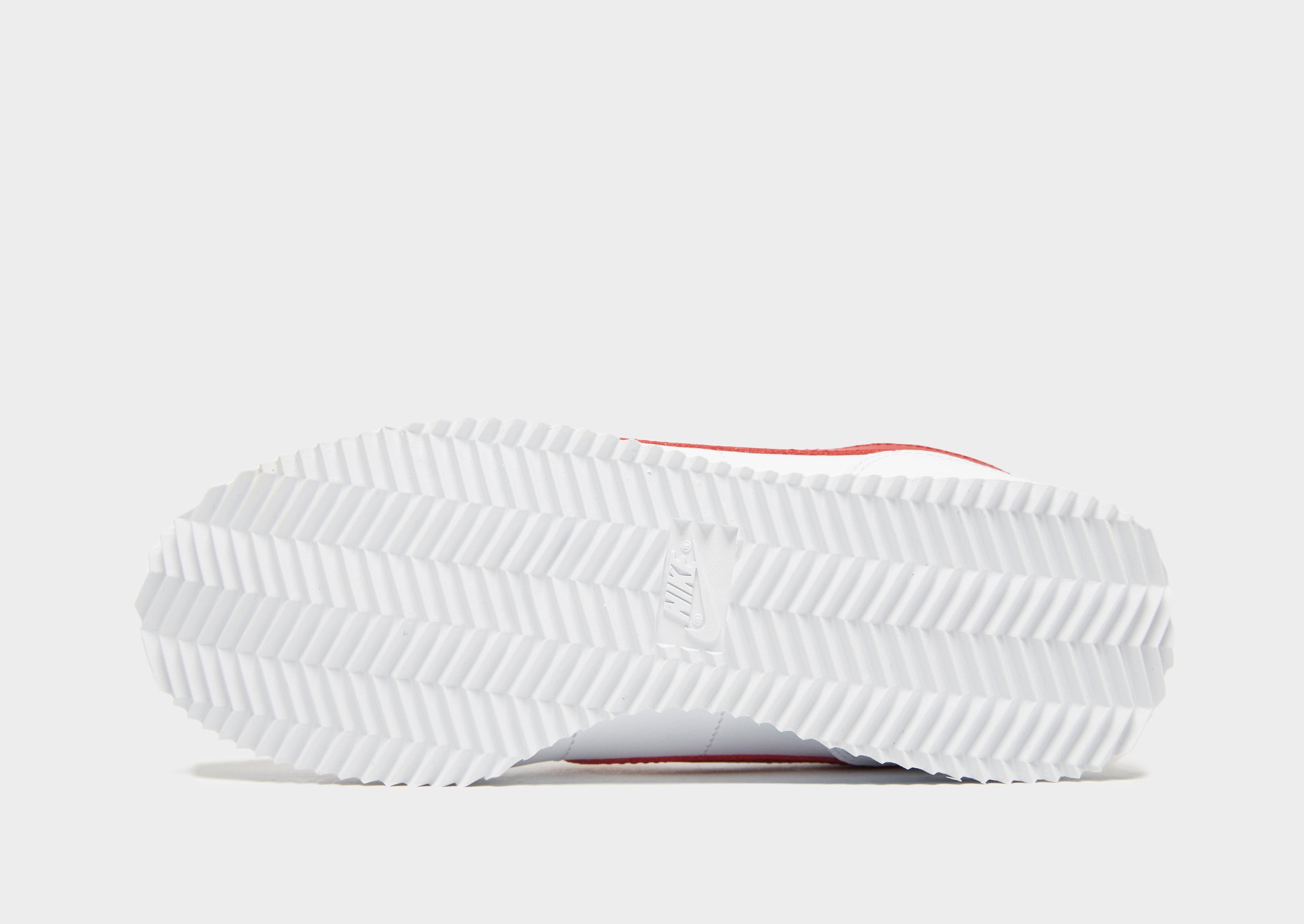 all white nike cortez junior