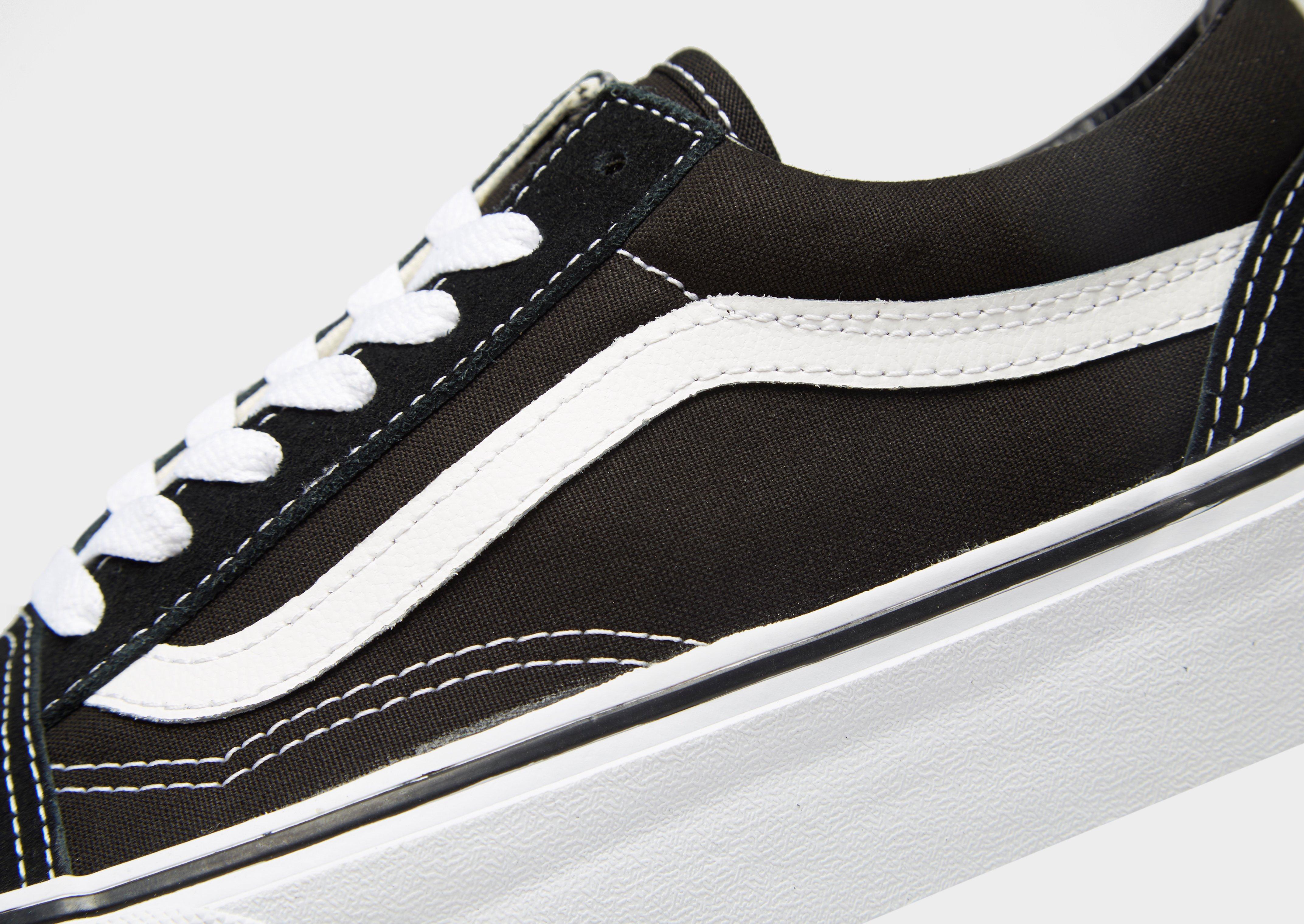 vans platform zwart