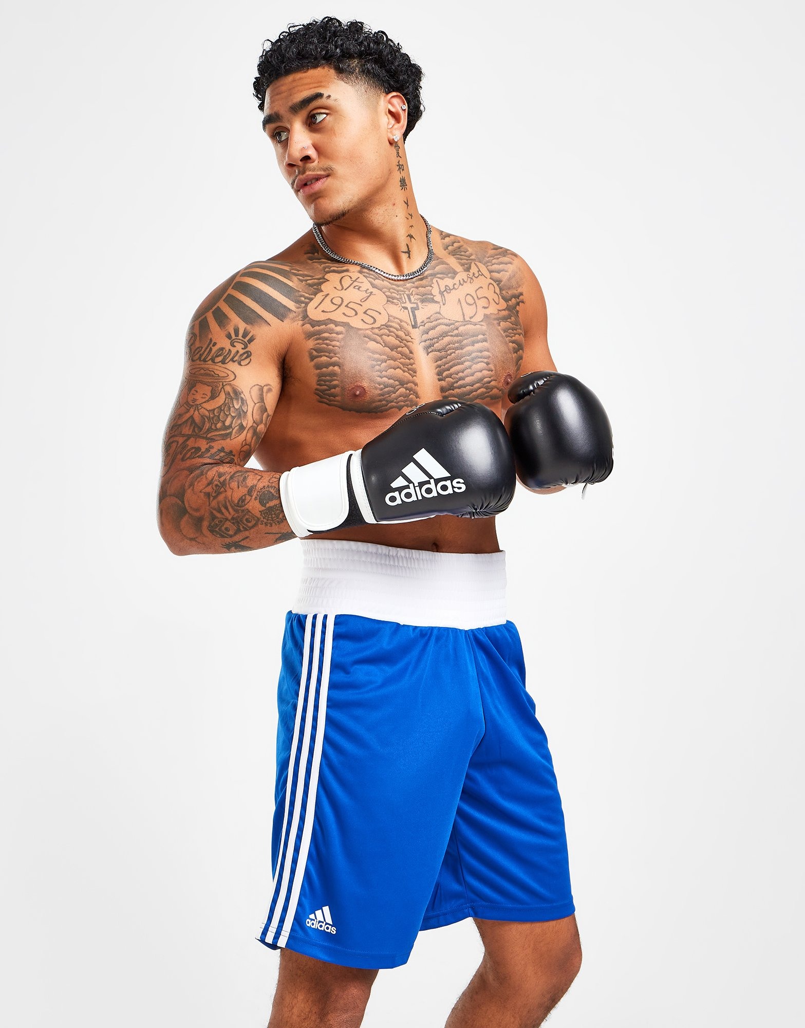 Dagelijks Ontwaken De stad Blue adidas Base Punch Boxing Shorts | JD Sports Global