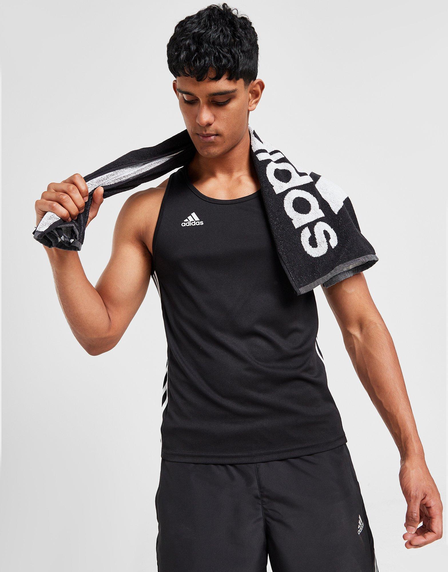 adidas boxing shorts and vest