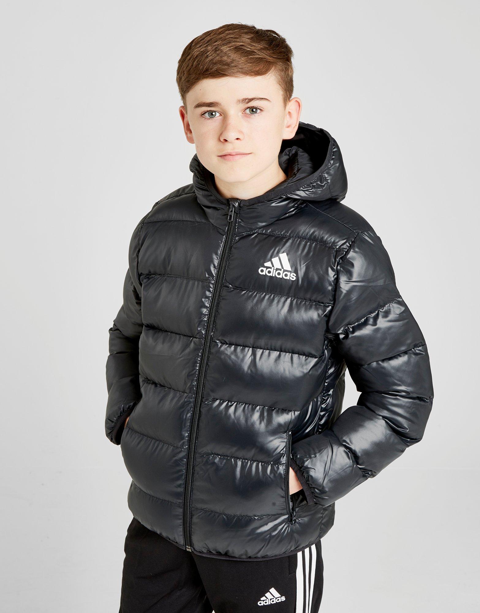 black adidas jacket junior