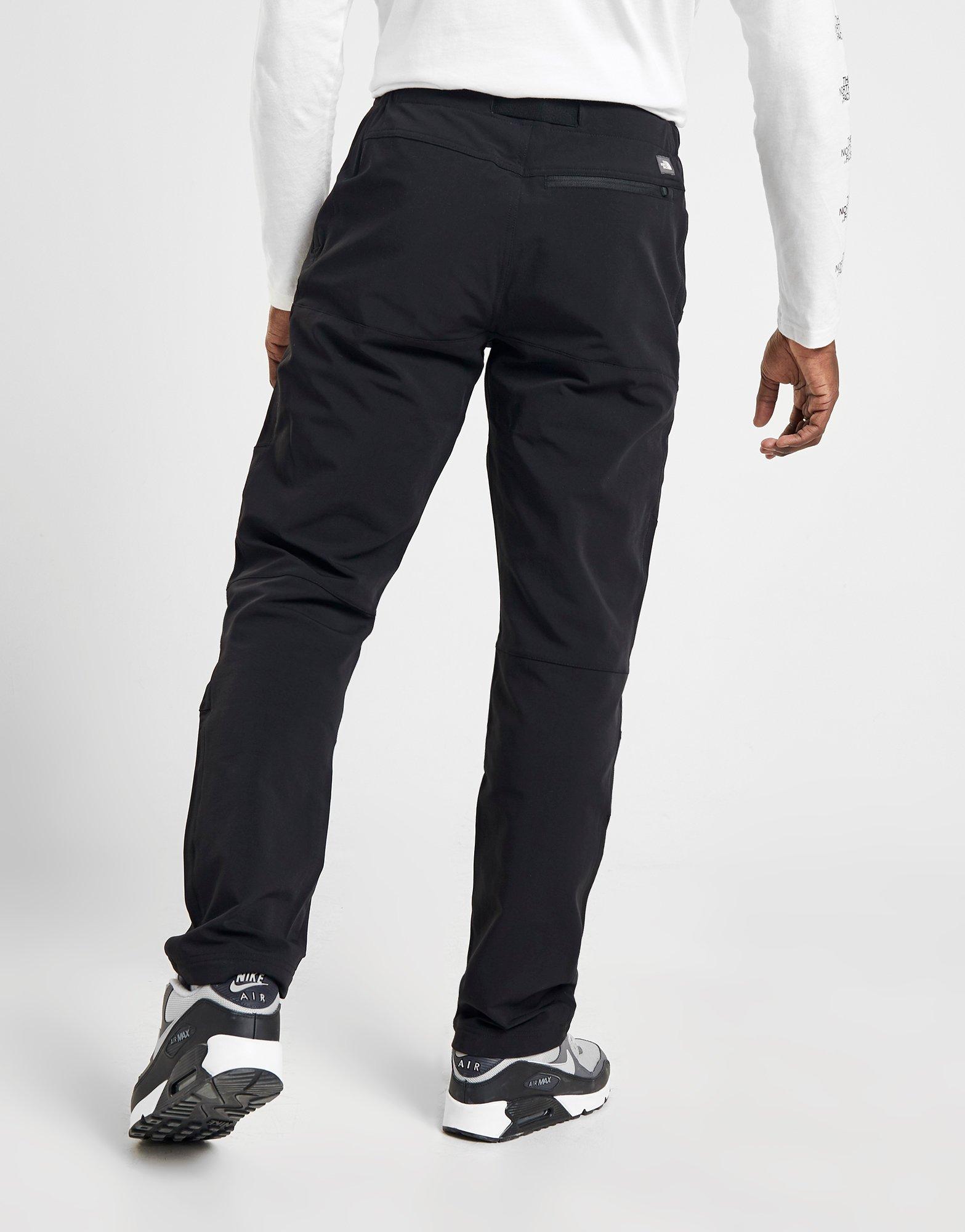 north face black trousers