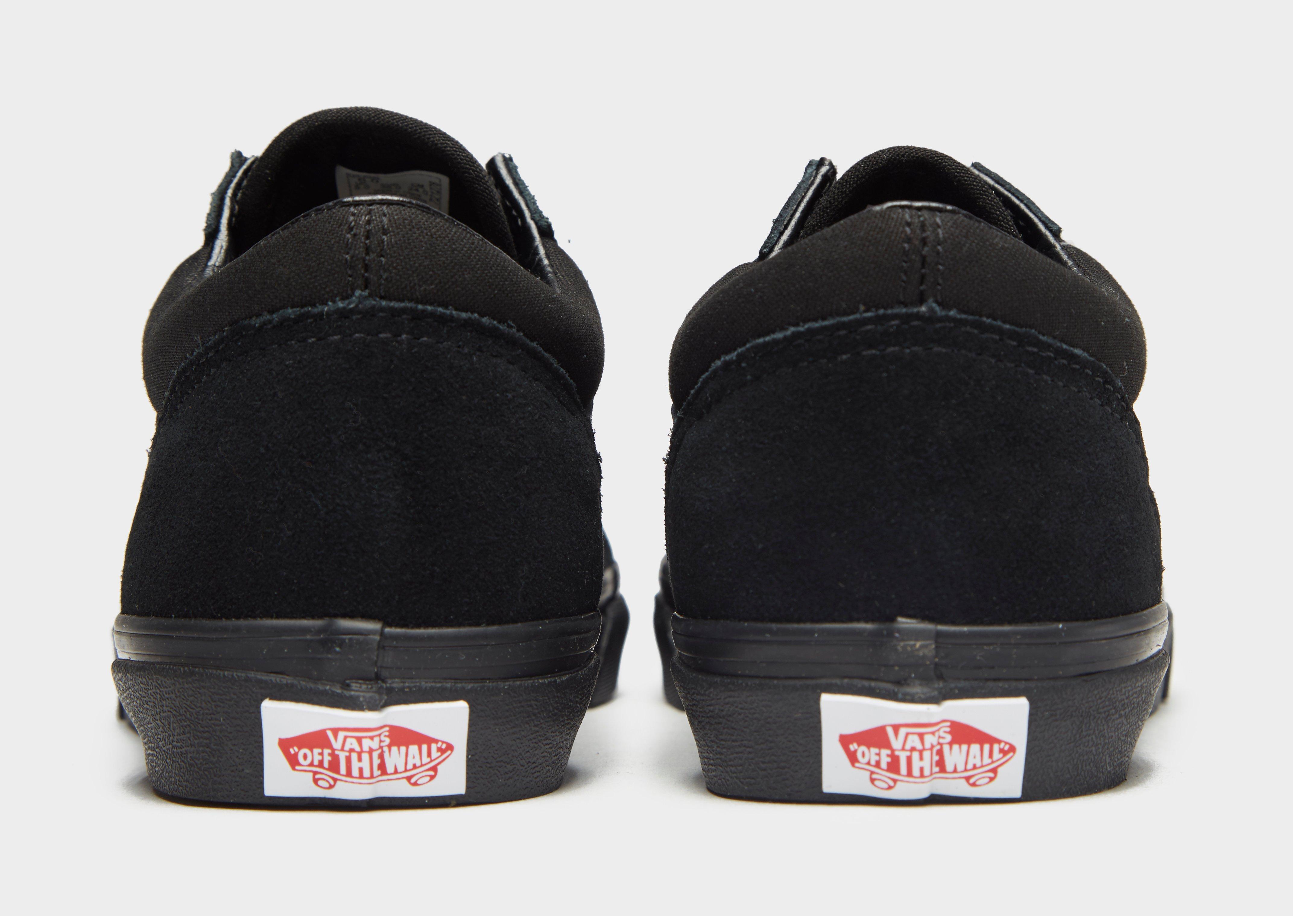 jd black vans junior