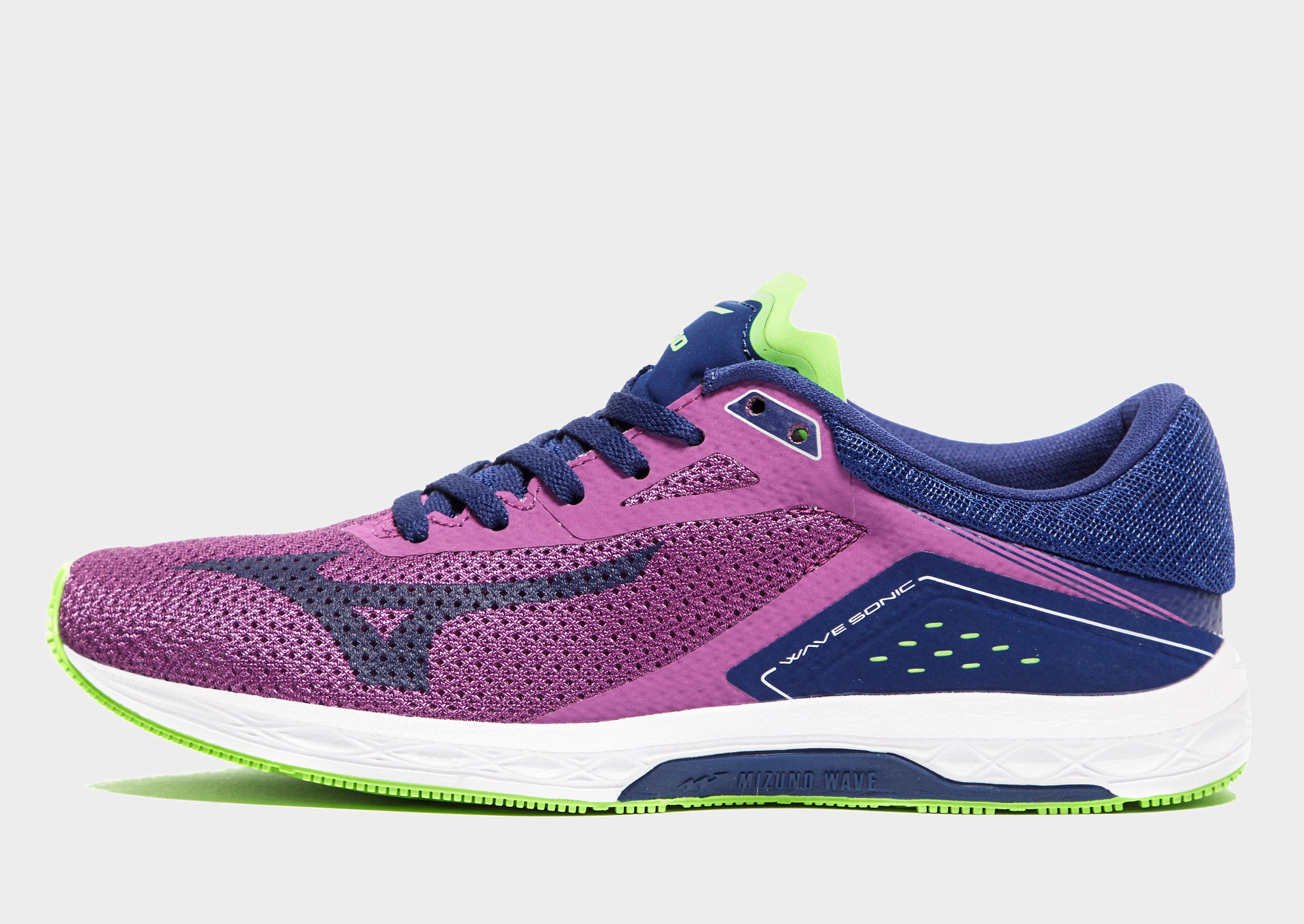 mizuno running mens purple