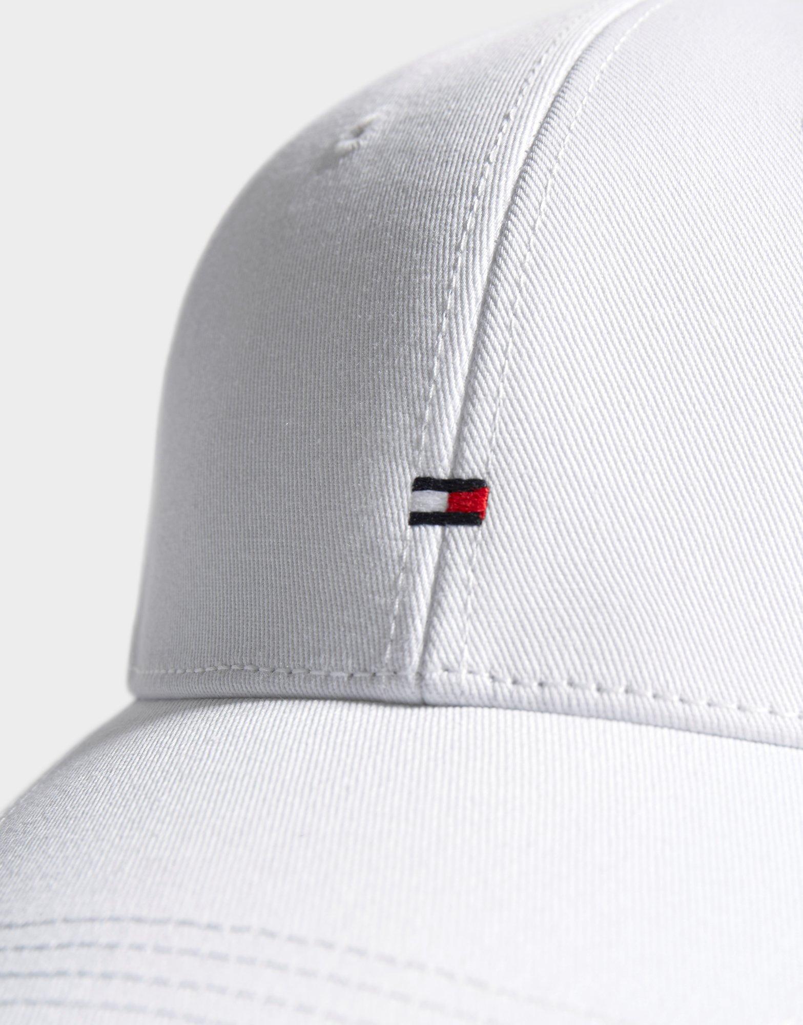 White Tommy Hilfiger Classic Flag Cap - JD Sports Singapore