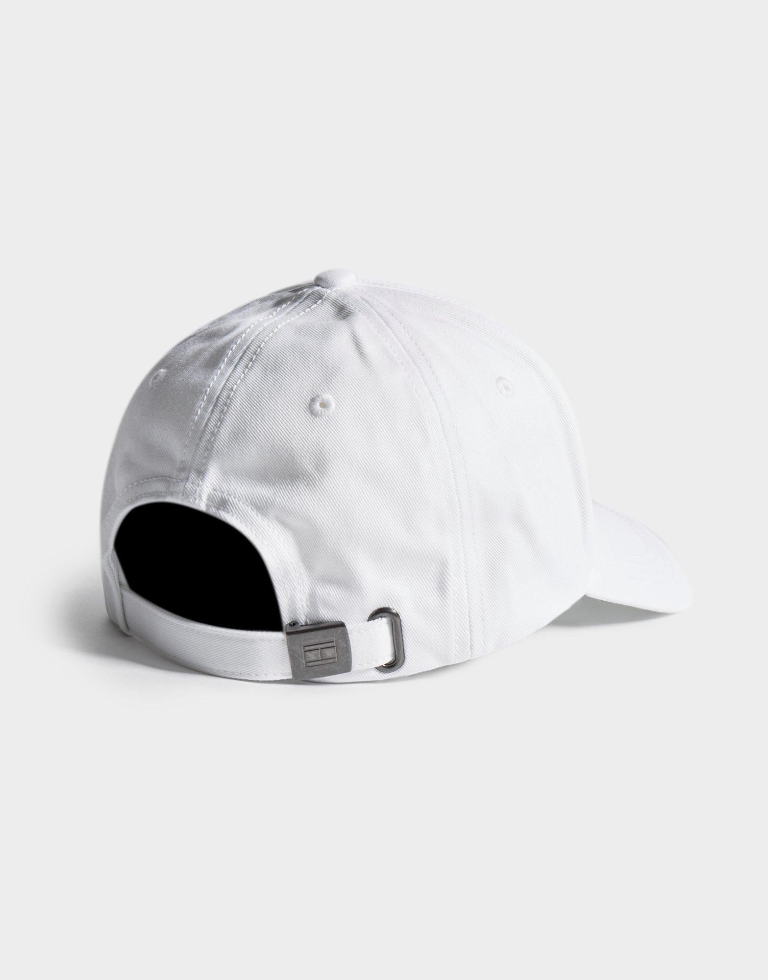 White Tommy Hilfiger Classic Flag Cap - JD Sports Singapore