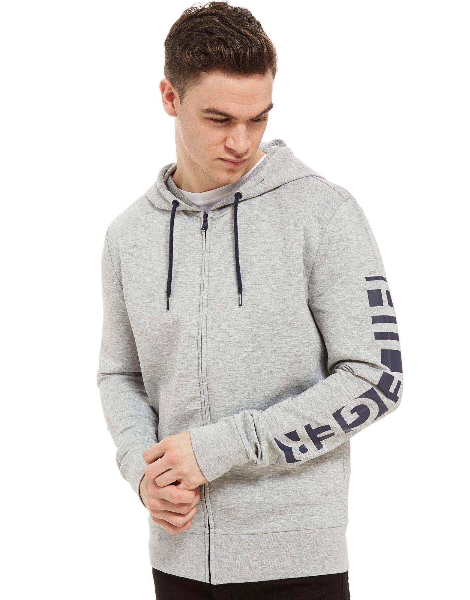 tommy hilfiger grey zip hoodie