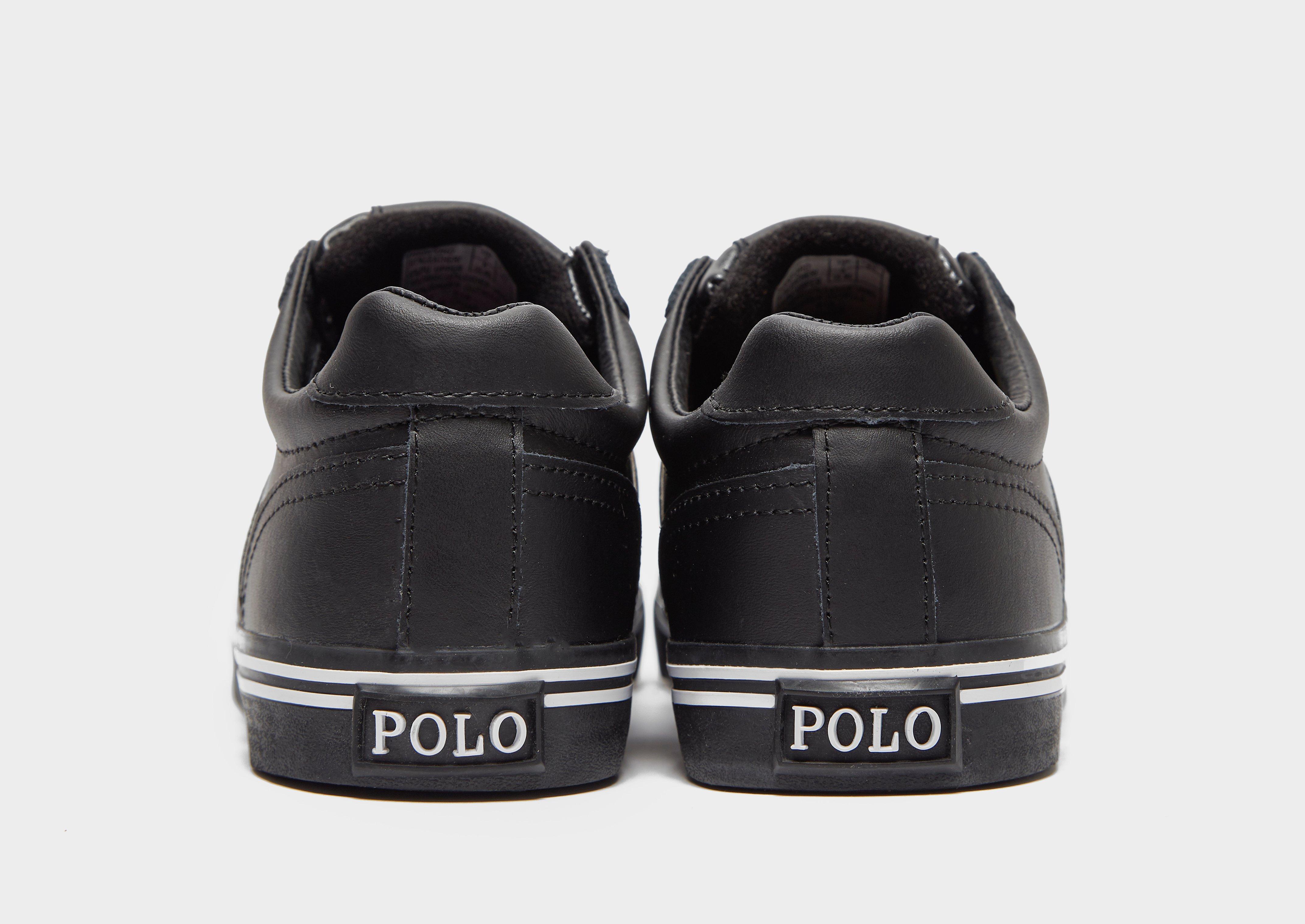 polo ralph lauren hanford leather black