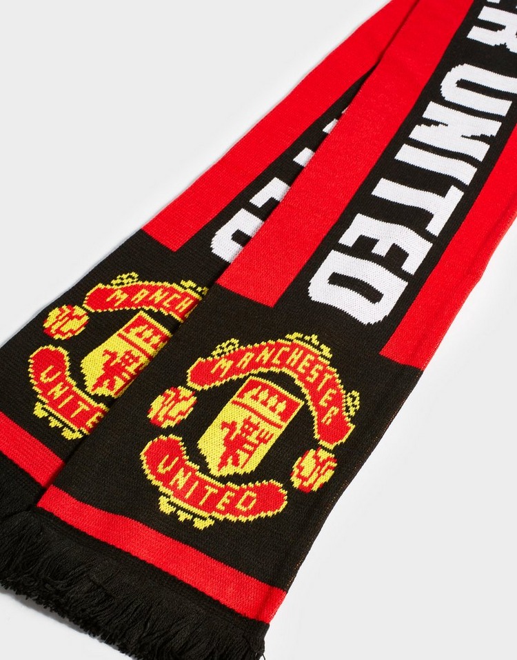 Red Official Team Manchester United Scarf | JD Sports