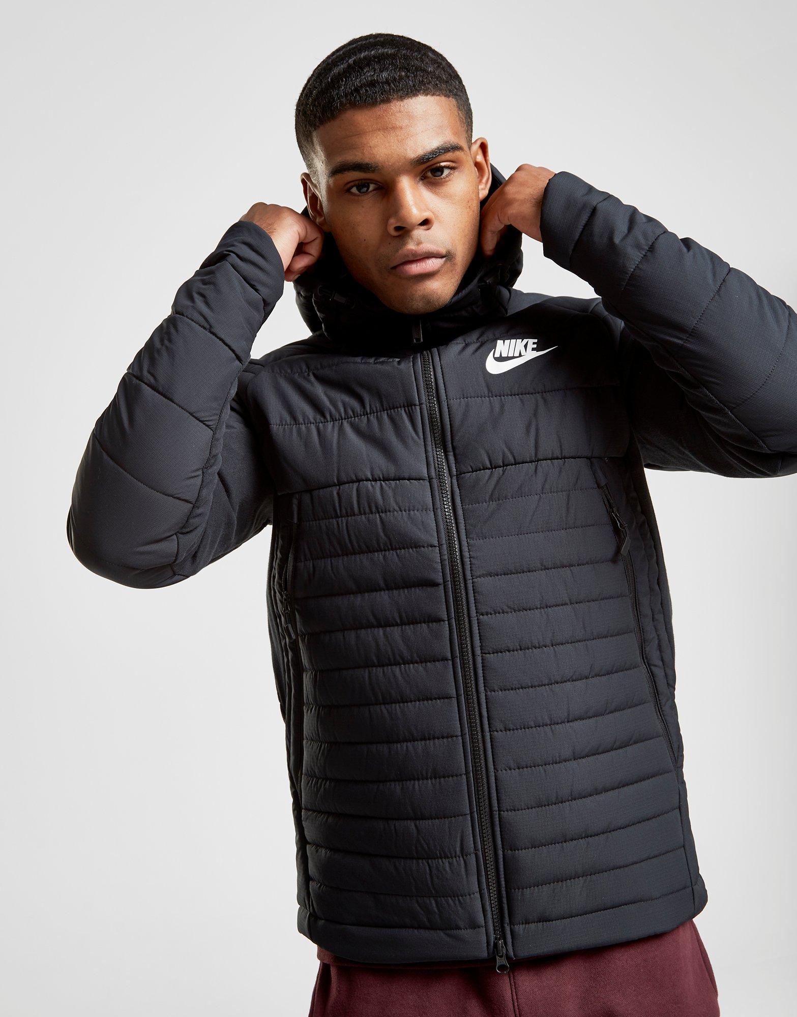 nike hooded down jacket