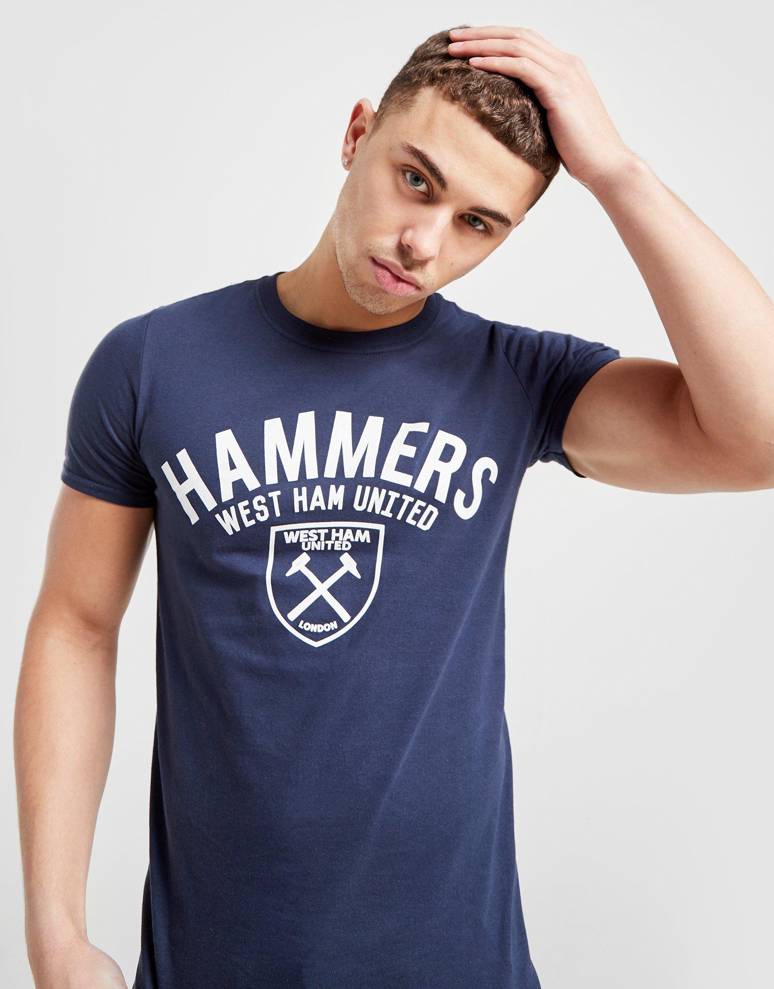 Official Team West Ham United Hammers T Shirt Herren