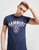 Official Team West Ham United Hammers T-Shirt Herre