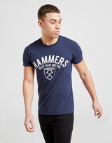 Official Team West Ham United Hammers T-Shirt Stemma Squadra