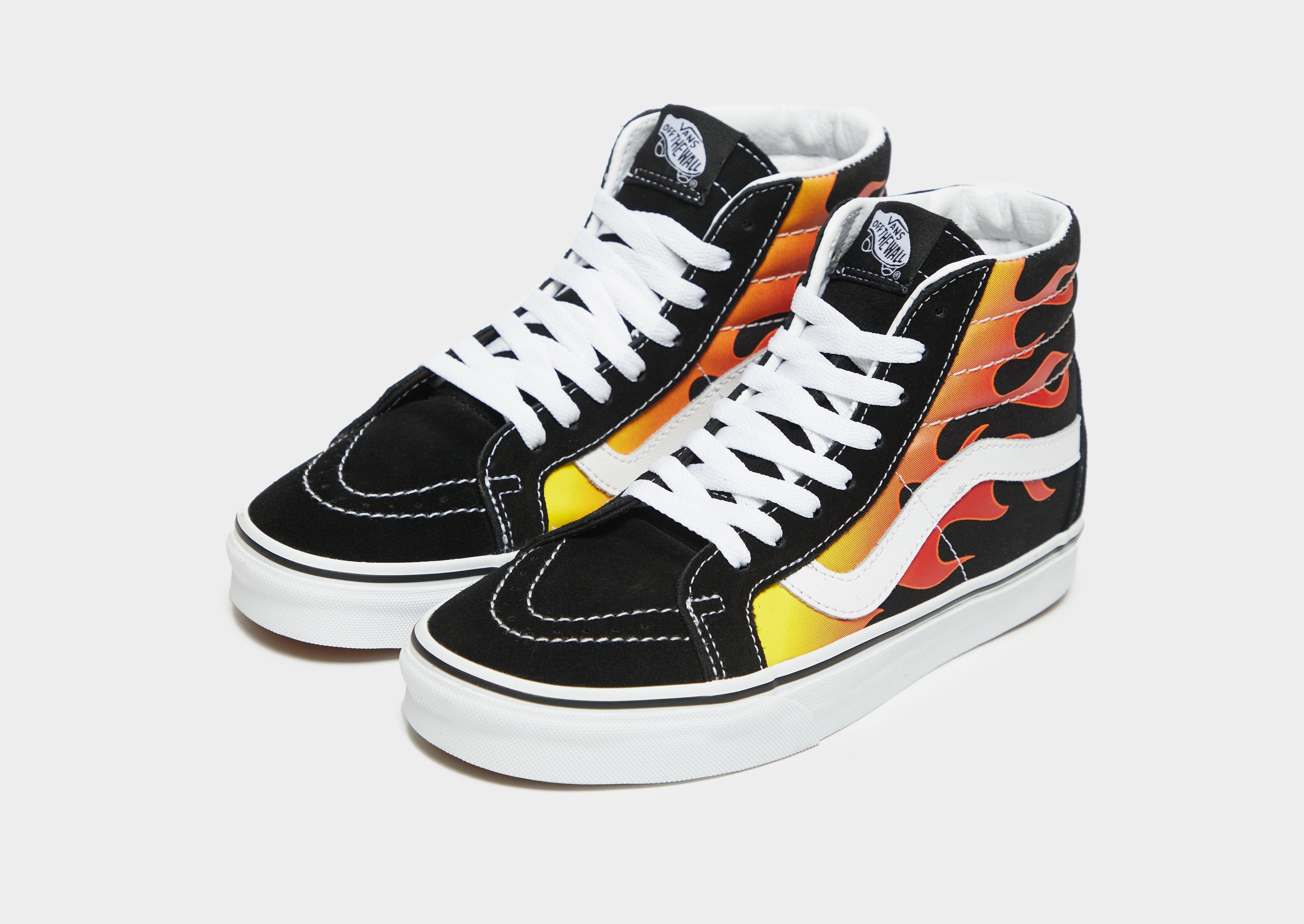 vans sk8 hi flame