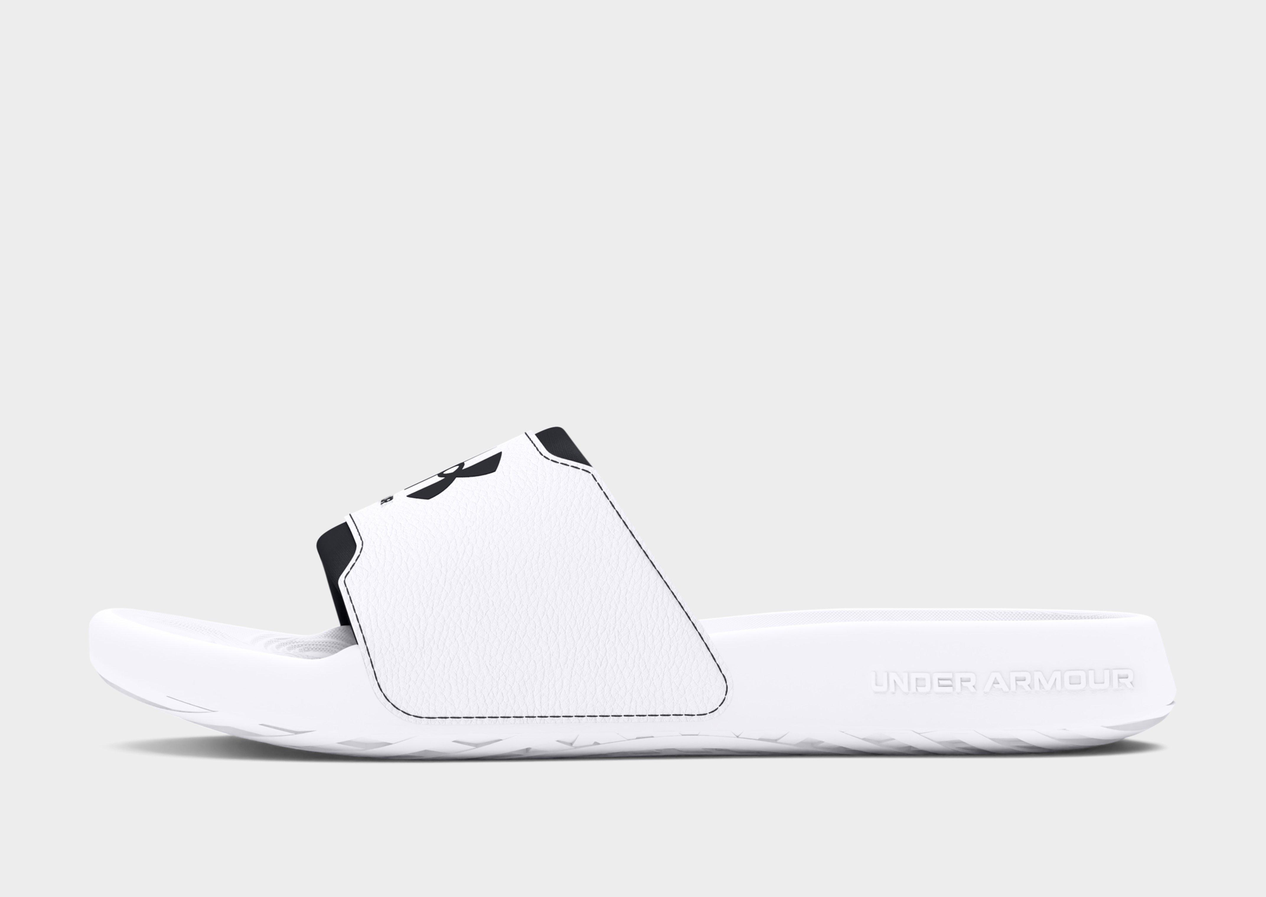 White under armour on sale flip flops