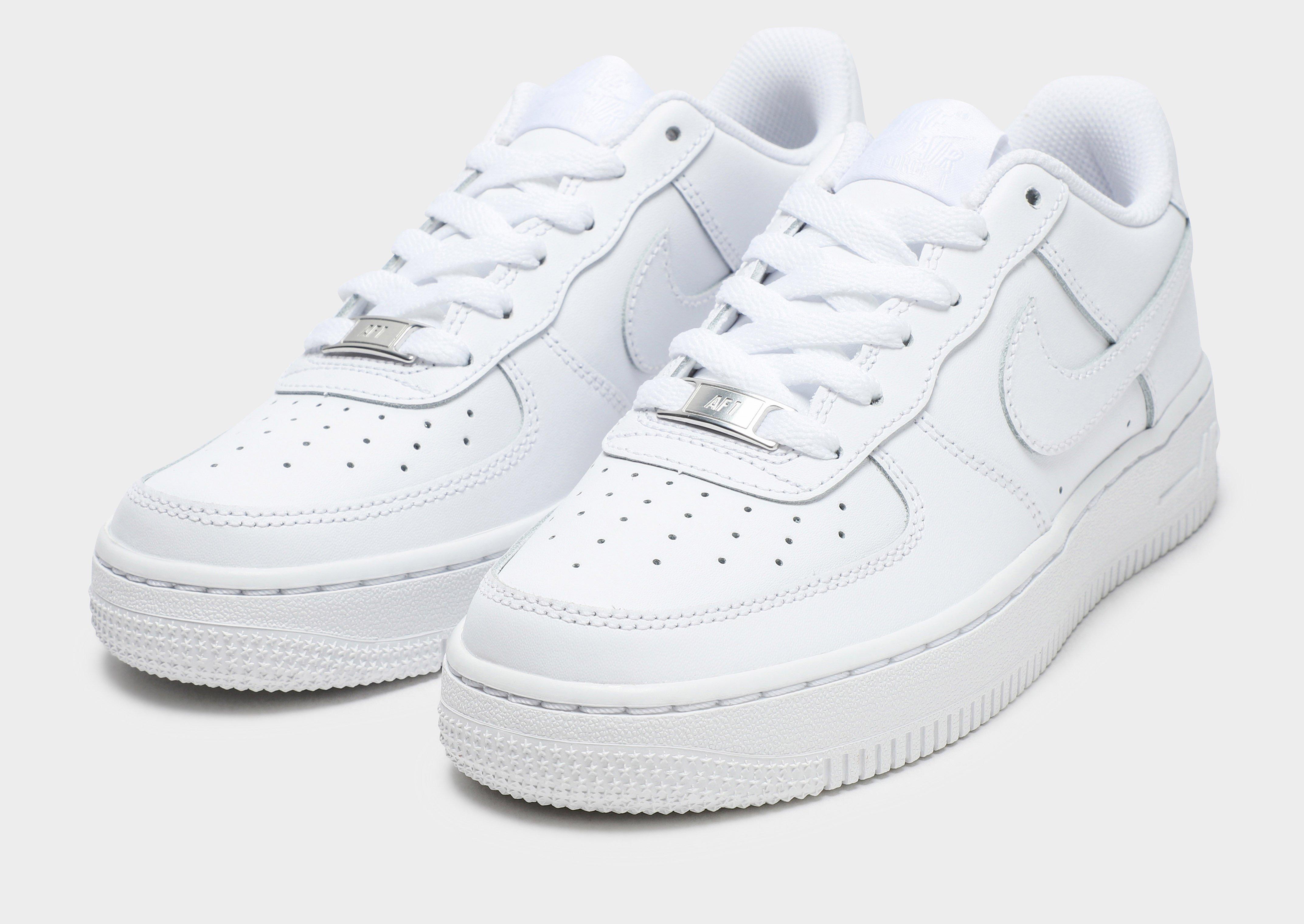 air force 1 low white junior