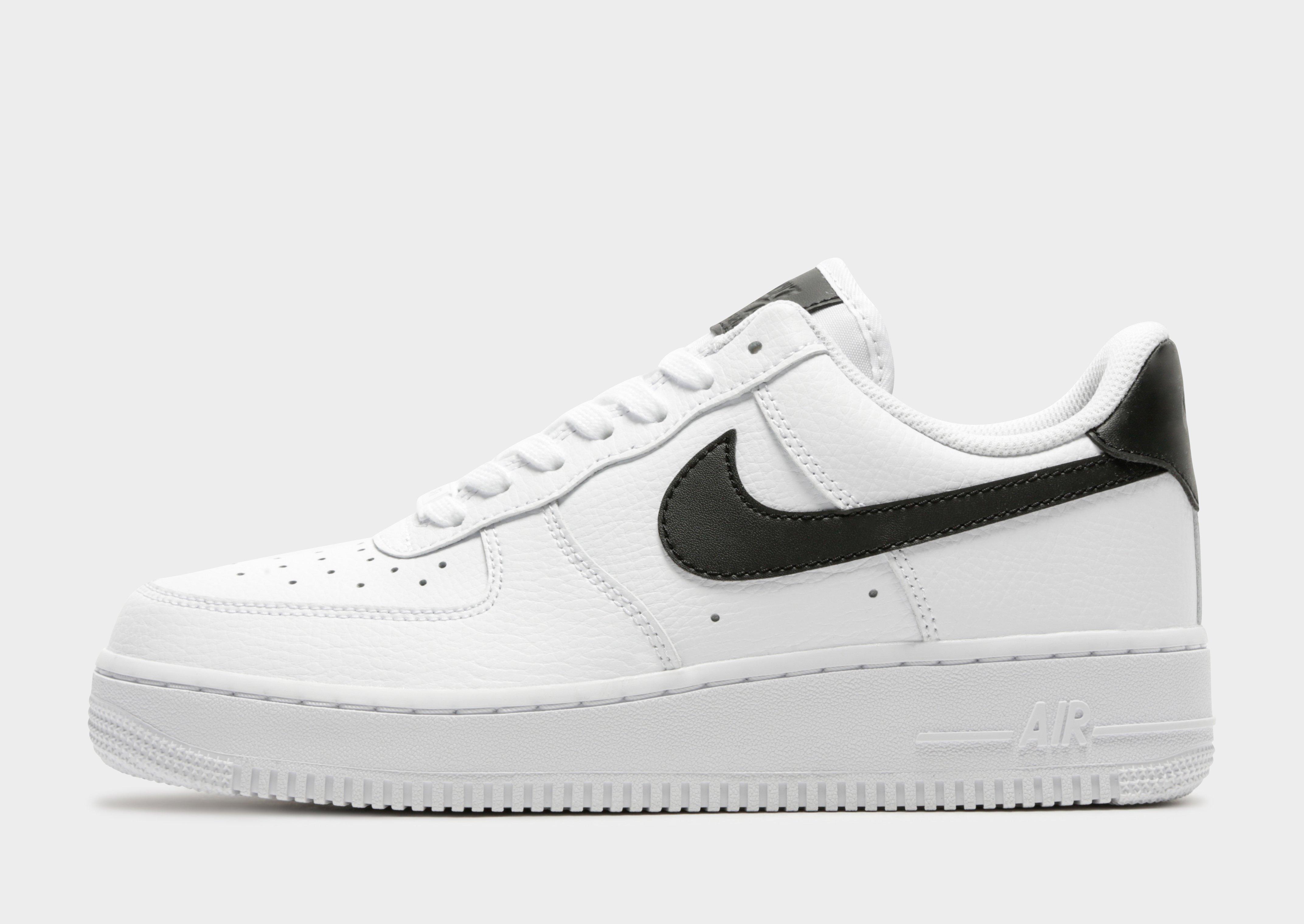 nike air force 1 women's black and white