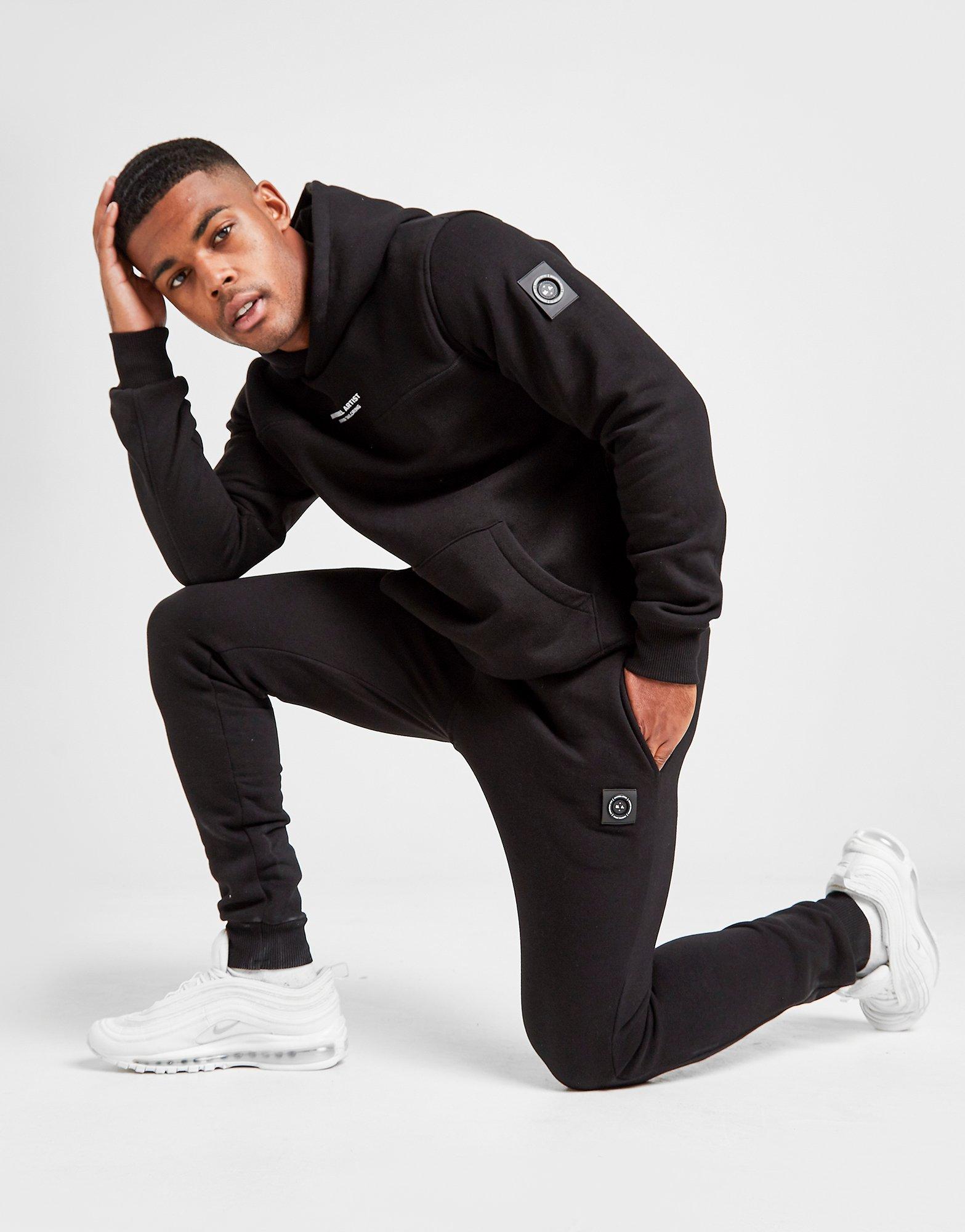 cuffed fleece joggers
