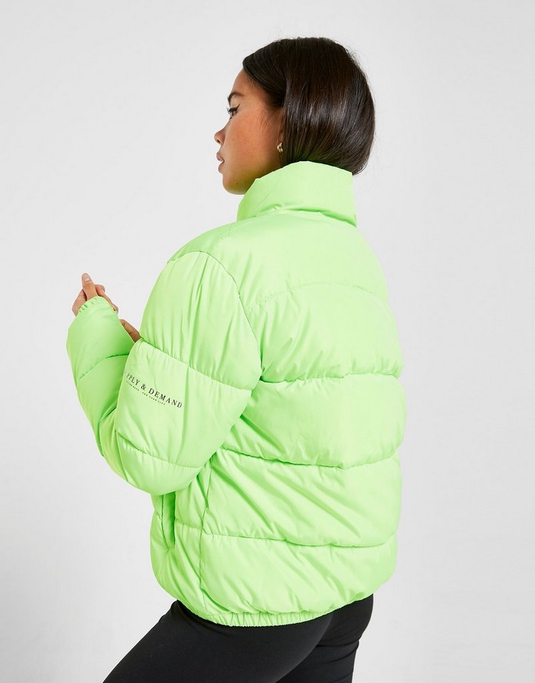 Buy Green Supply & Demand Logo Puffer Jacket JD Sports JD Sports
