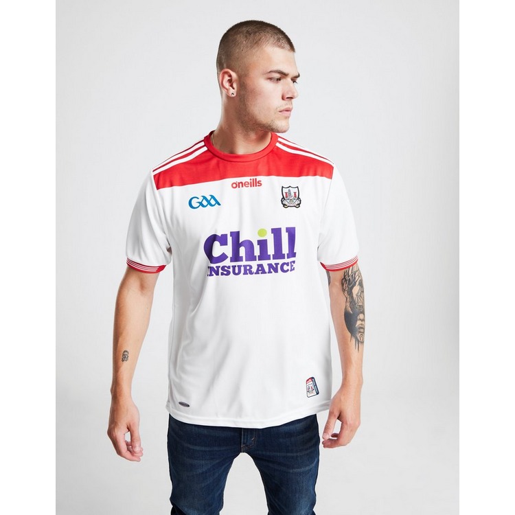 Buy White O'Neills Cork GAA 2019 Away Shirt JD Sports JD Sports Ireland