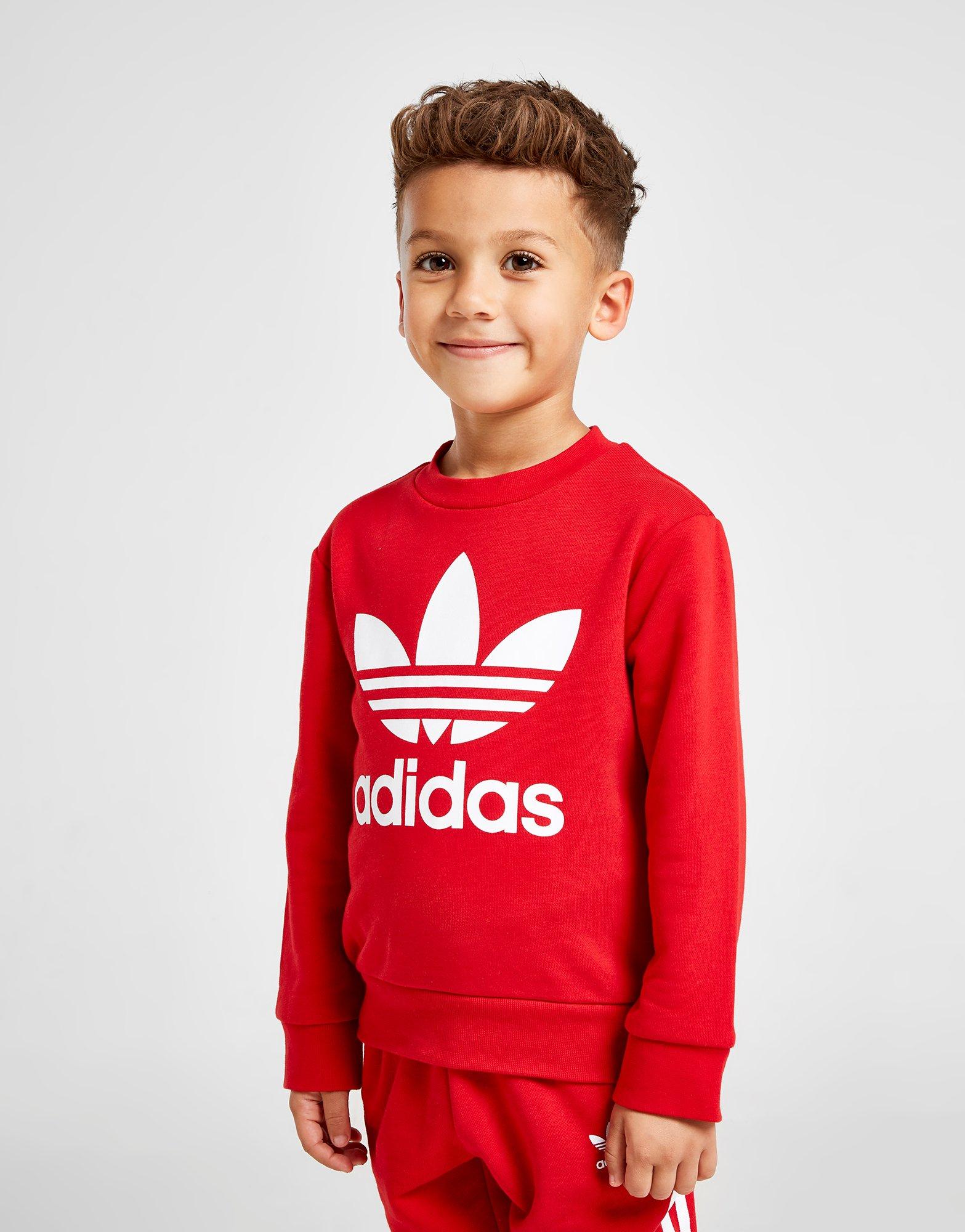 ensemble adidas rouge enfant