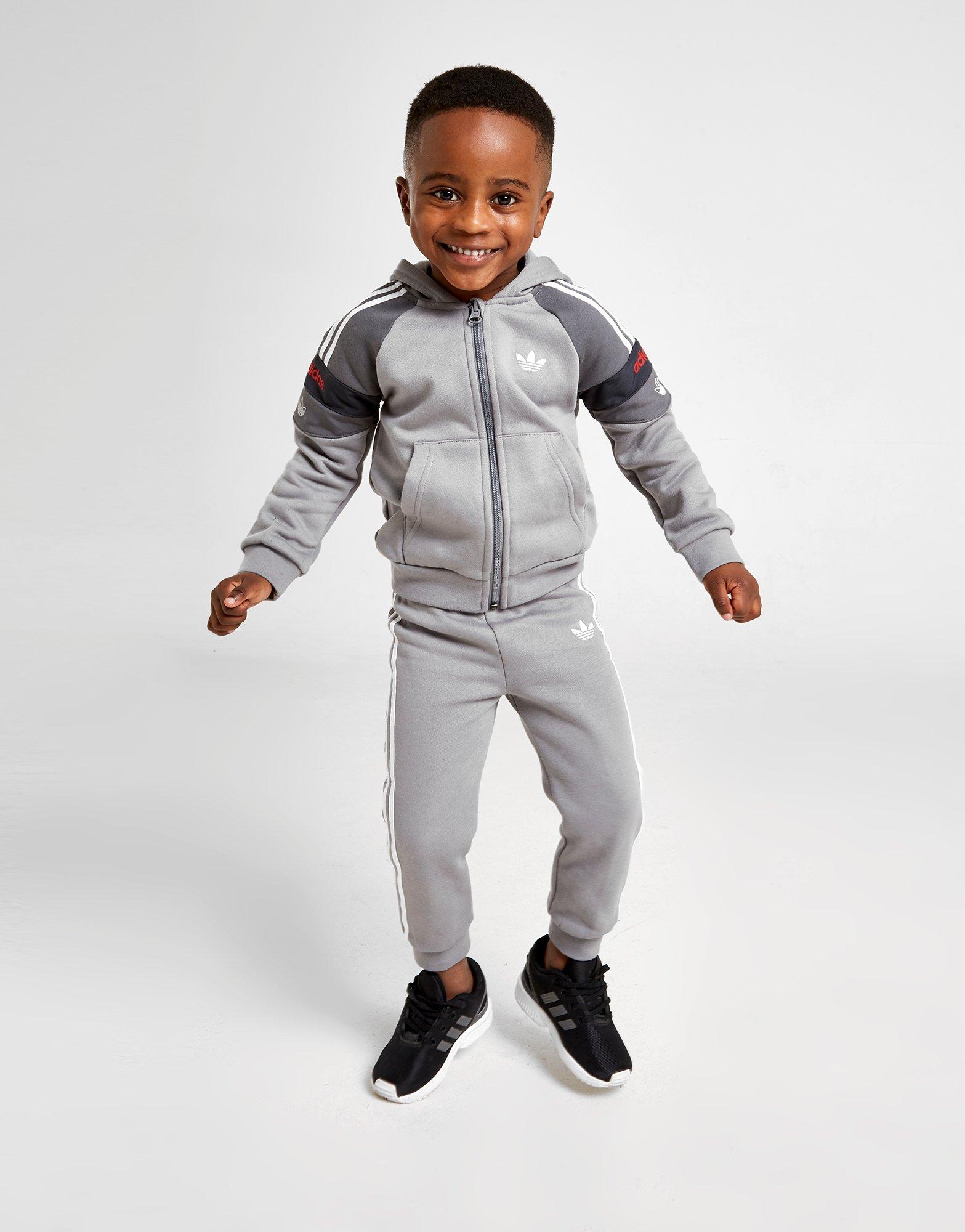 infant grey adidas tracksuit