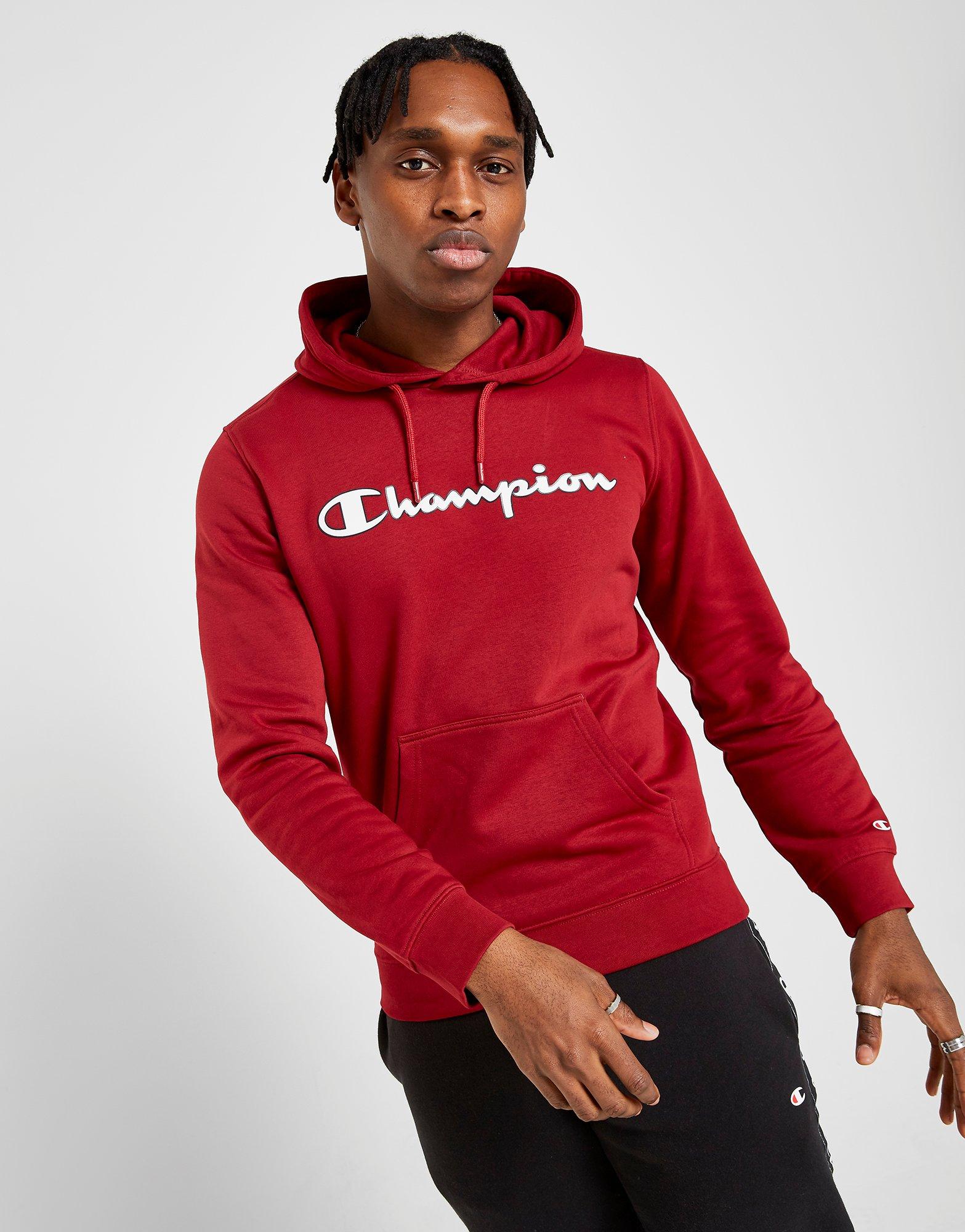 Buy Red Champion Core Hoodie | JD Sports