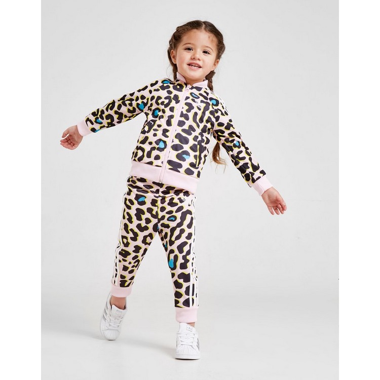 adidas Originals Girls' LZ All Over Print Tracksuit Infant