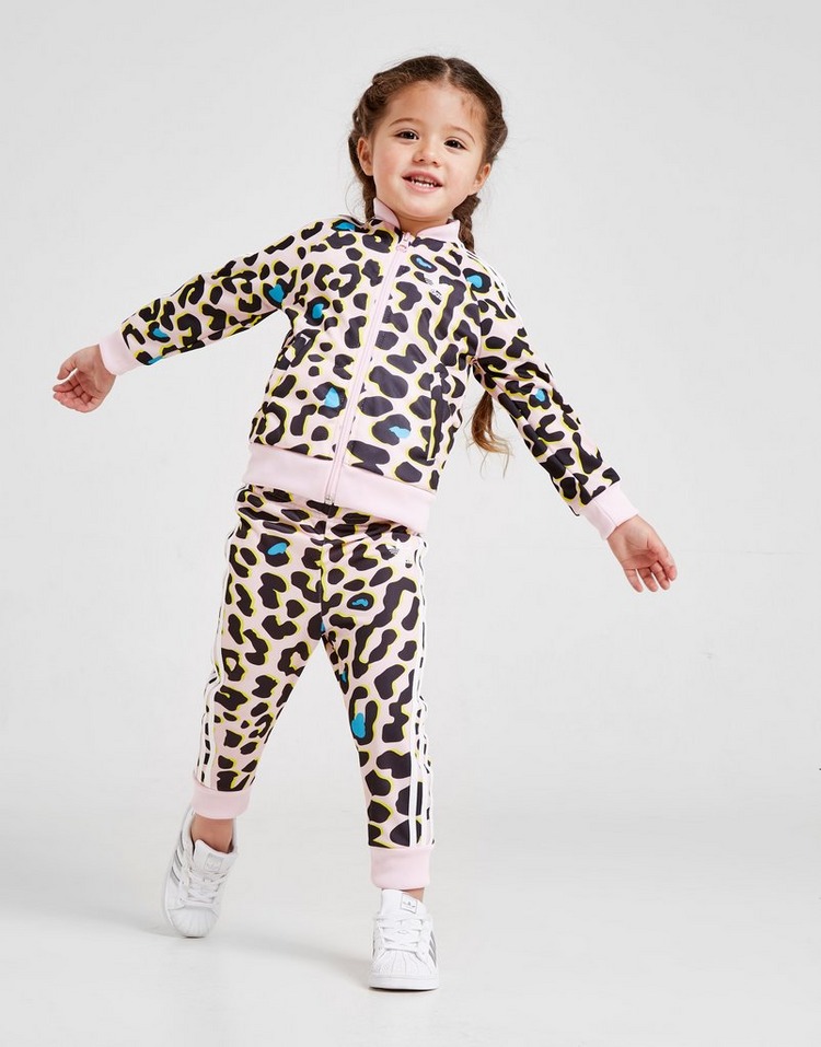 adidas Originals Girls' LZ All Over Print Tracksuit Infant