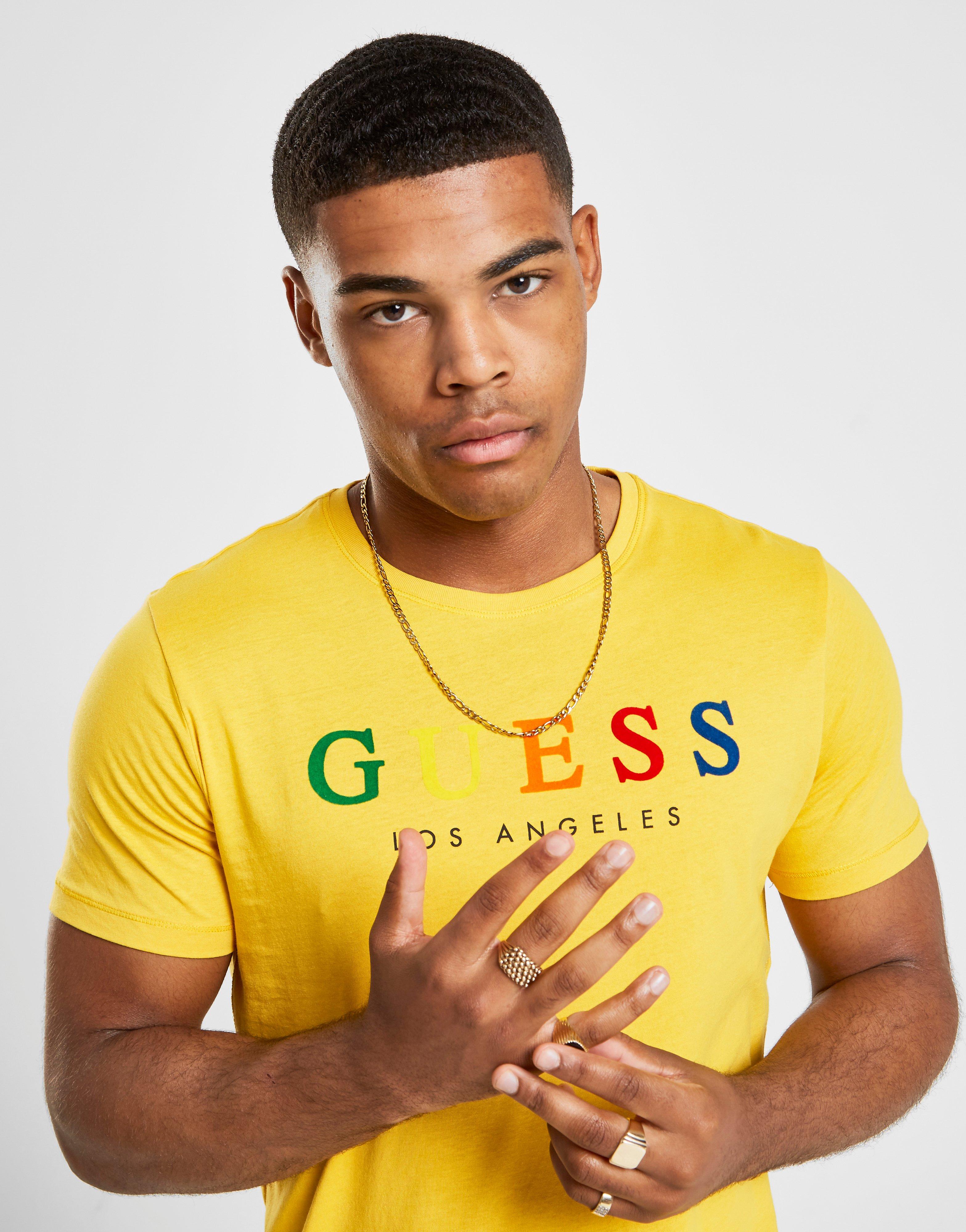 GUESS Rainbow Short Sleeve T-Paita Miehet