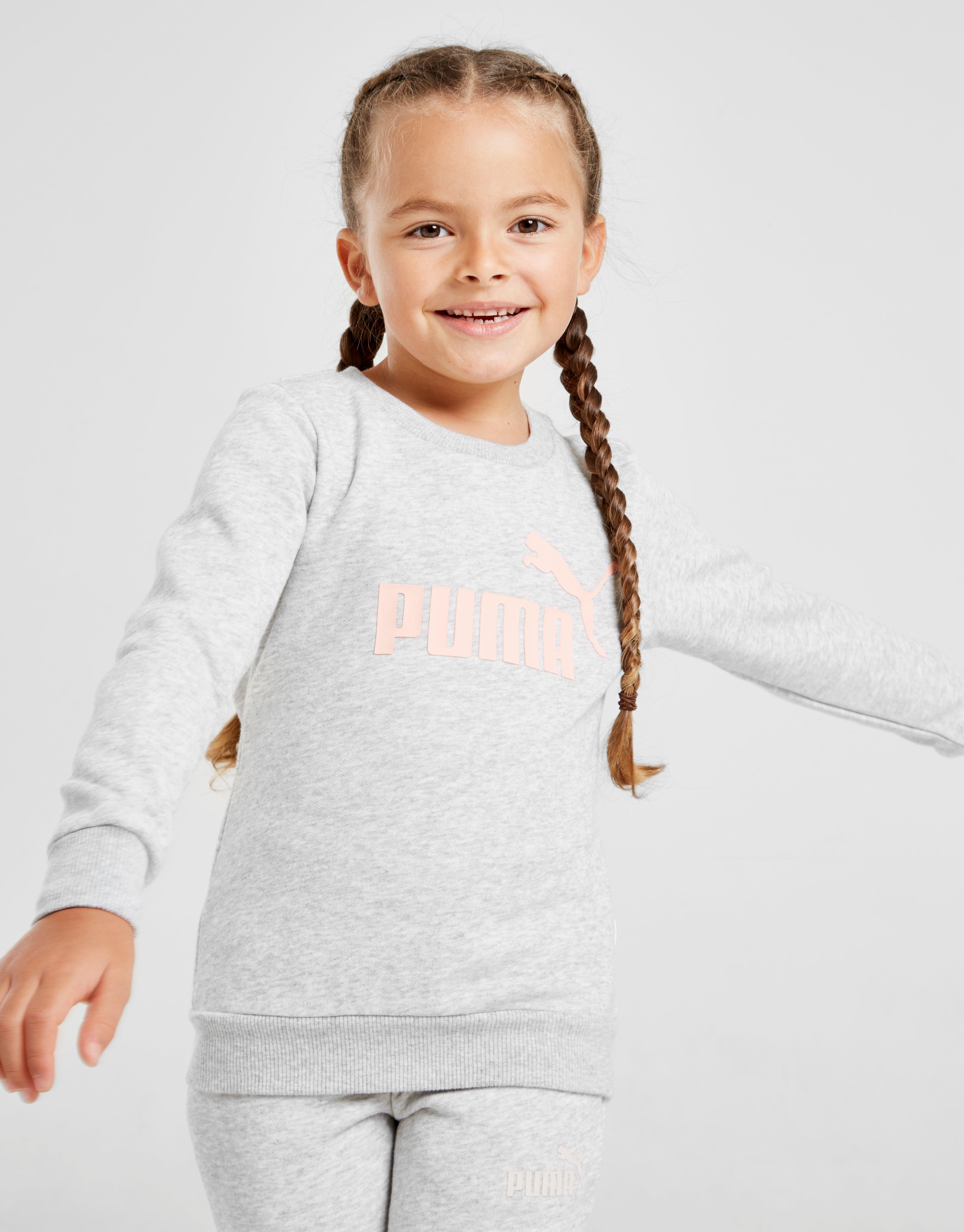 tuta puma bambino grigio