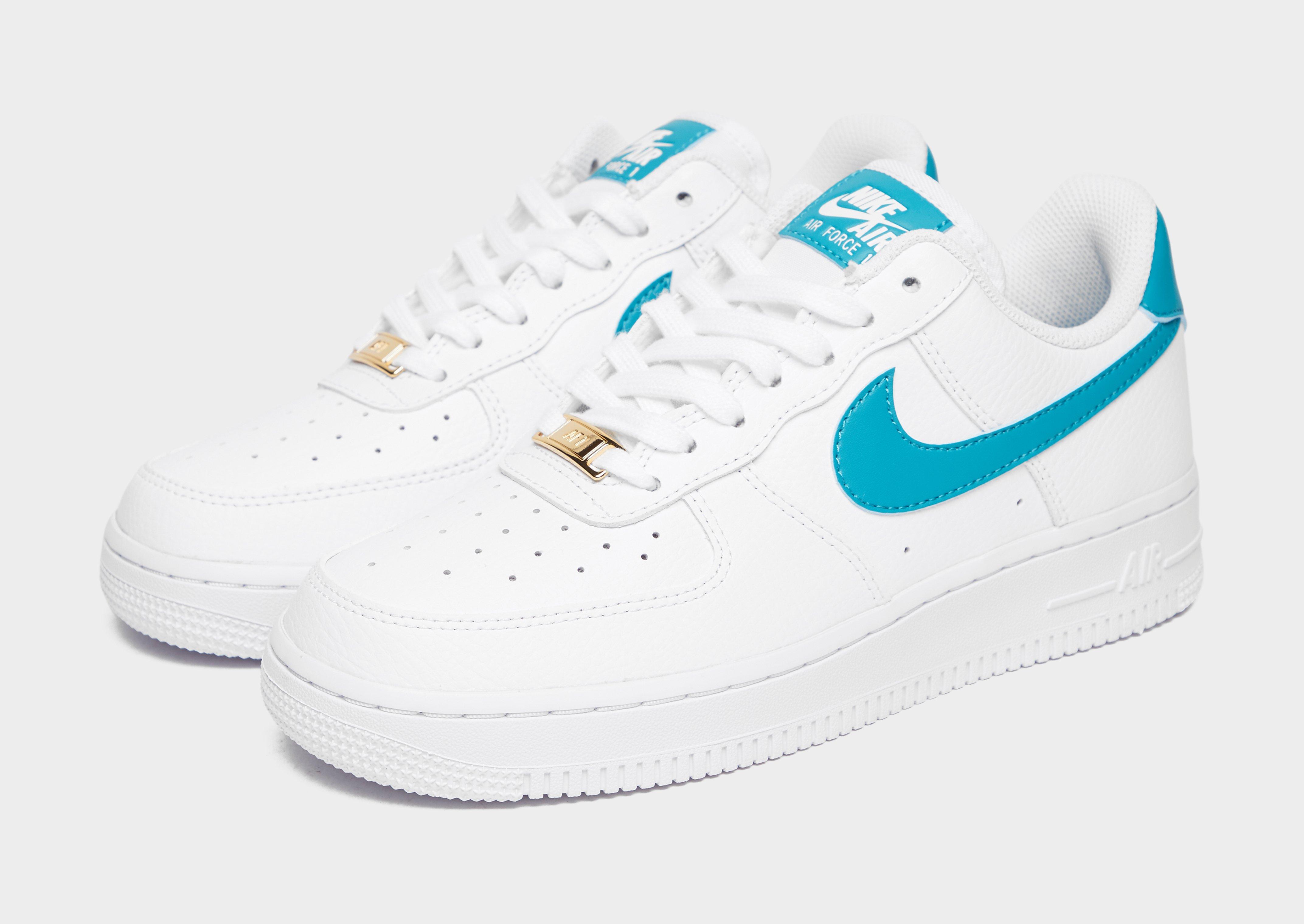 nike air force 1 white turquoise