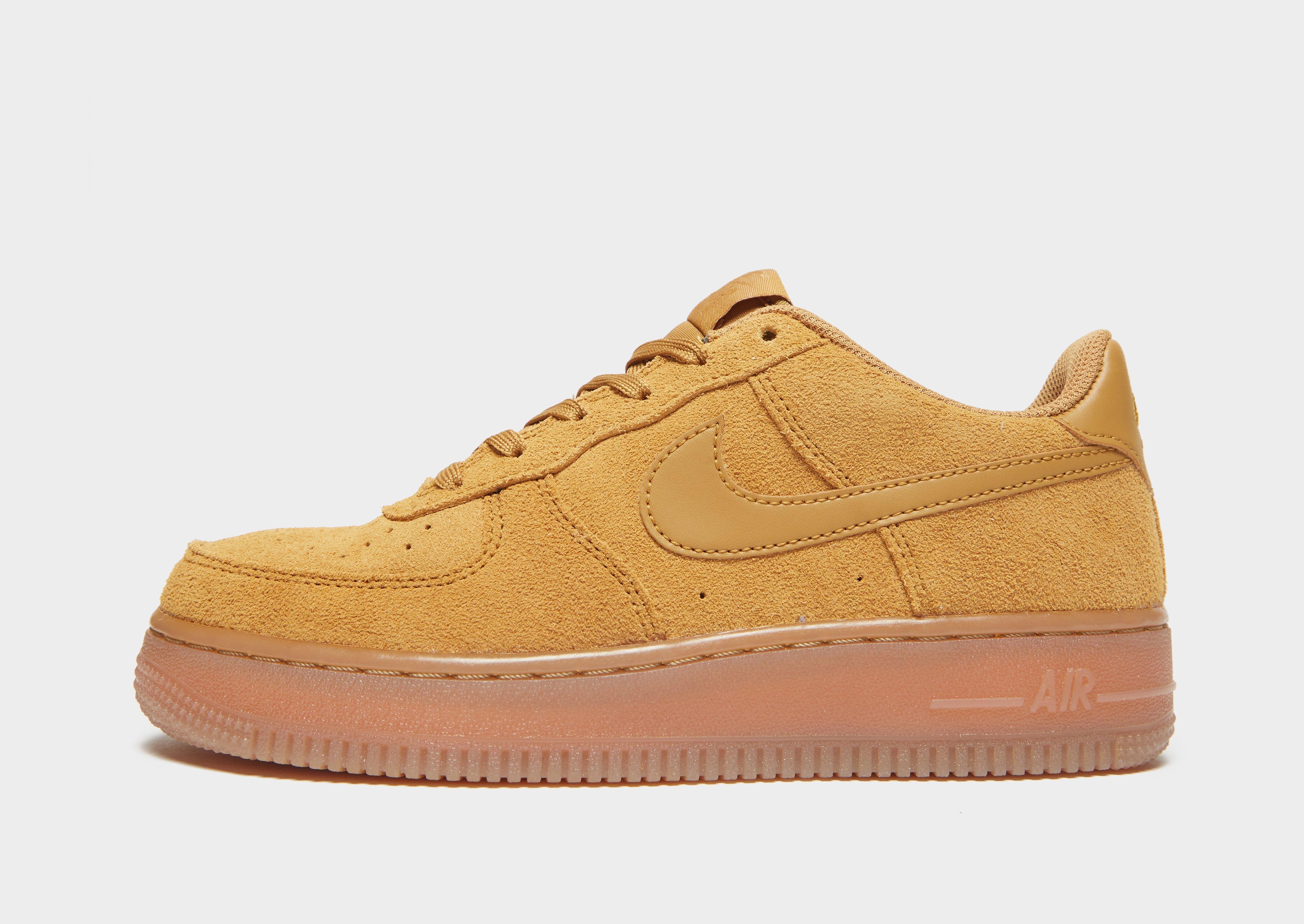 nike air force tan suede