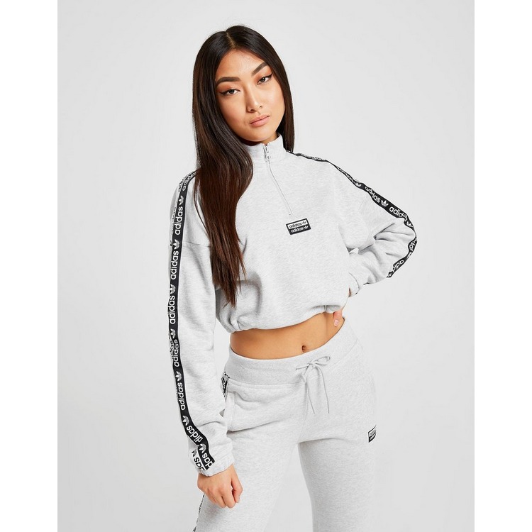 adidas Originals  Tape 1/4 Zip Sweatshirt