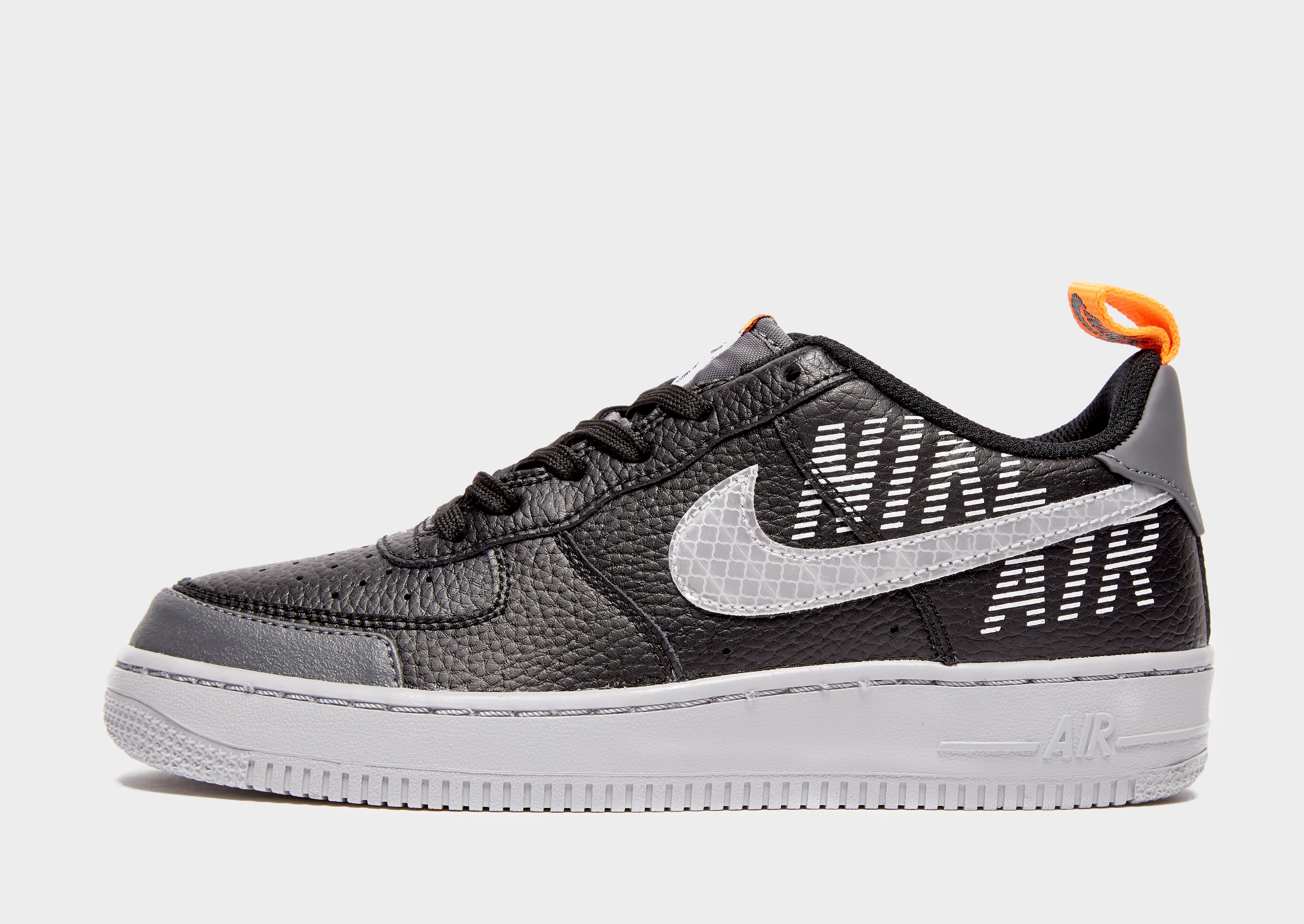 jd air force 1 junior black