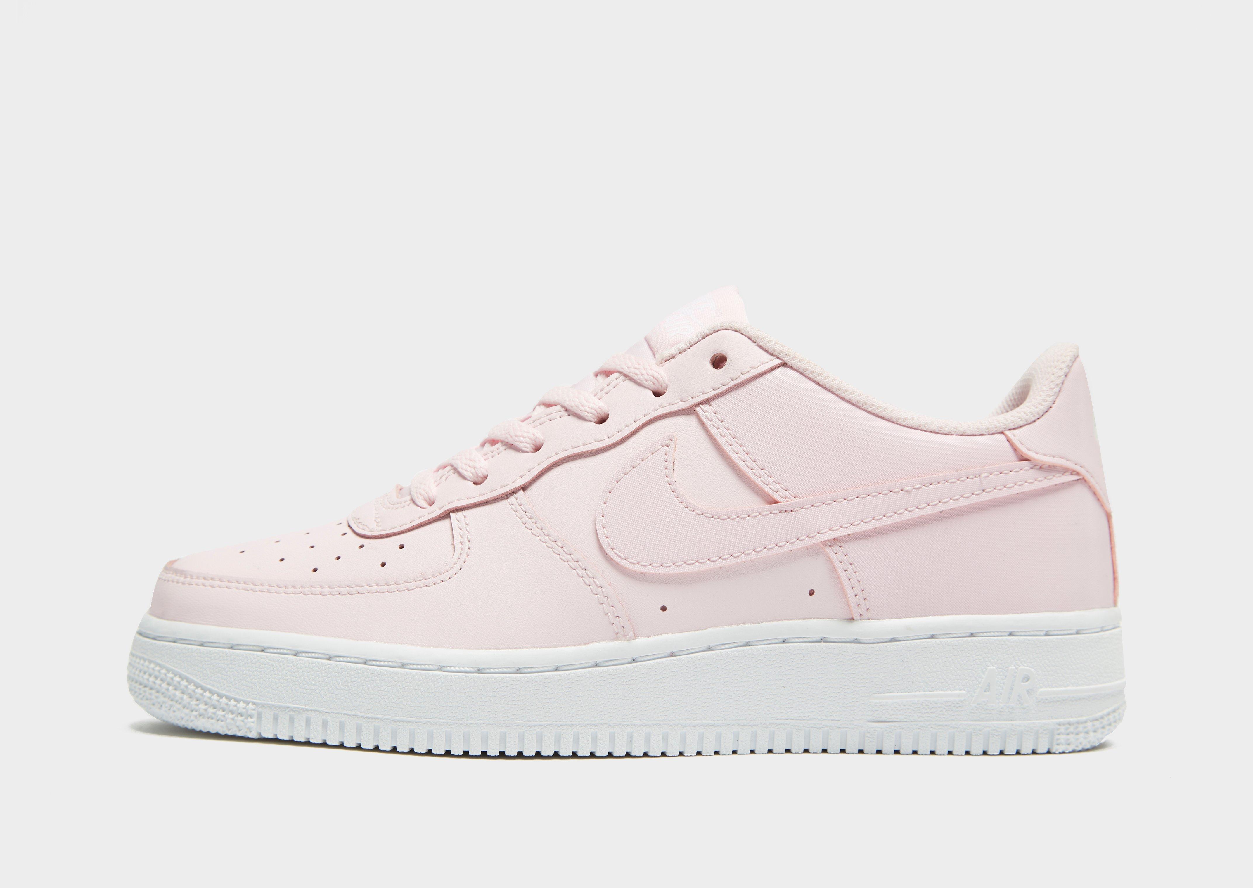 junior pink nike air force 1