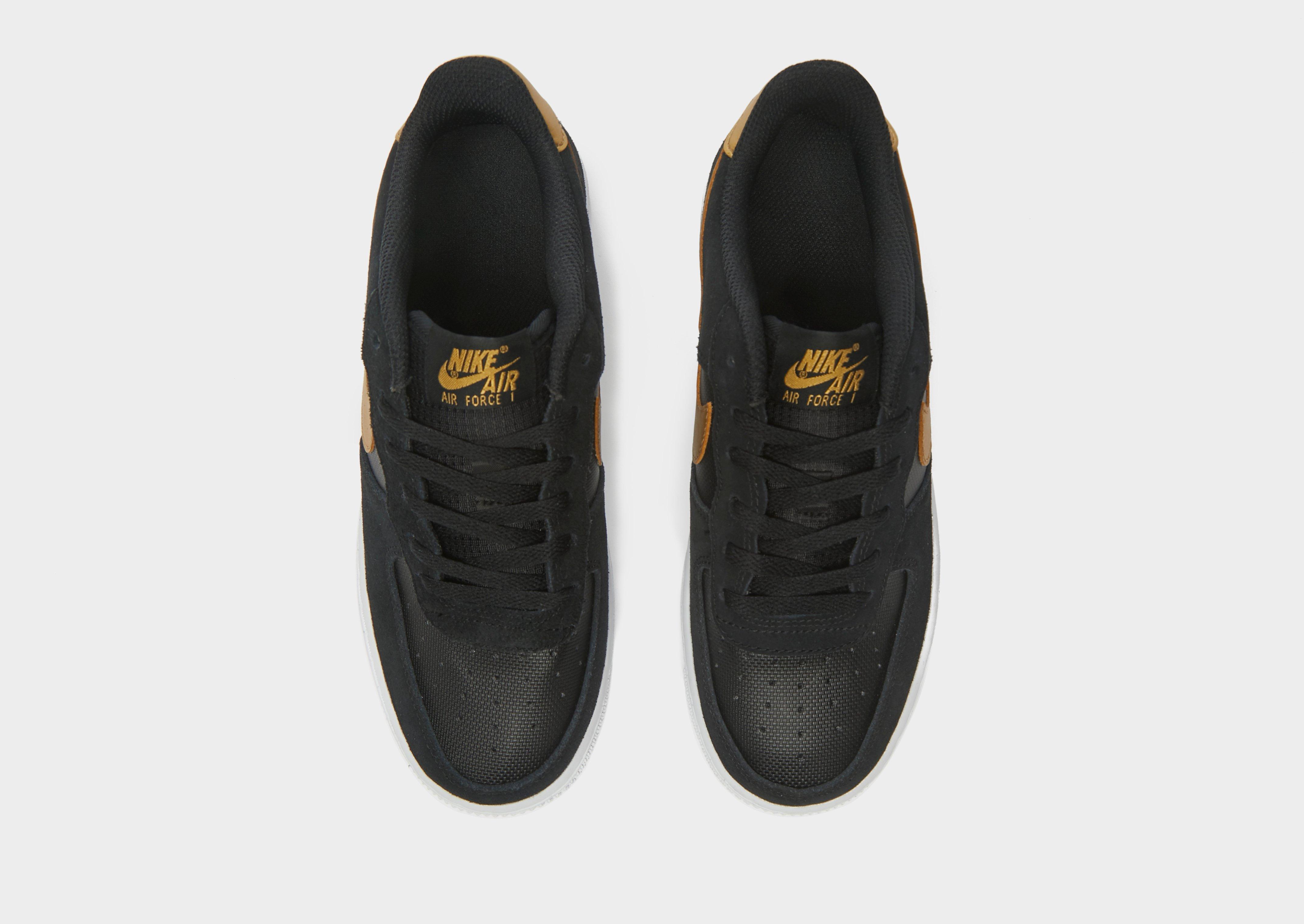nike air force black suede junior